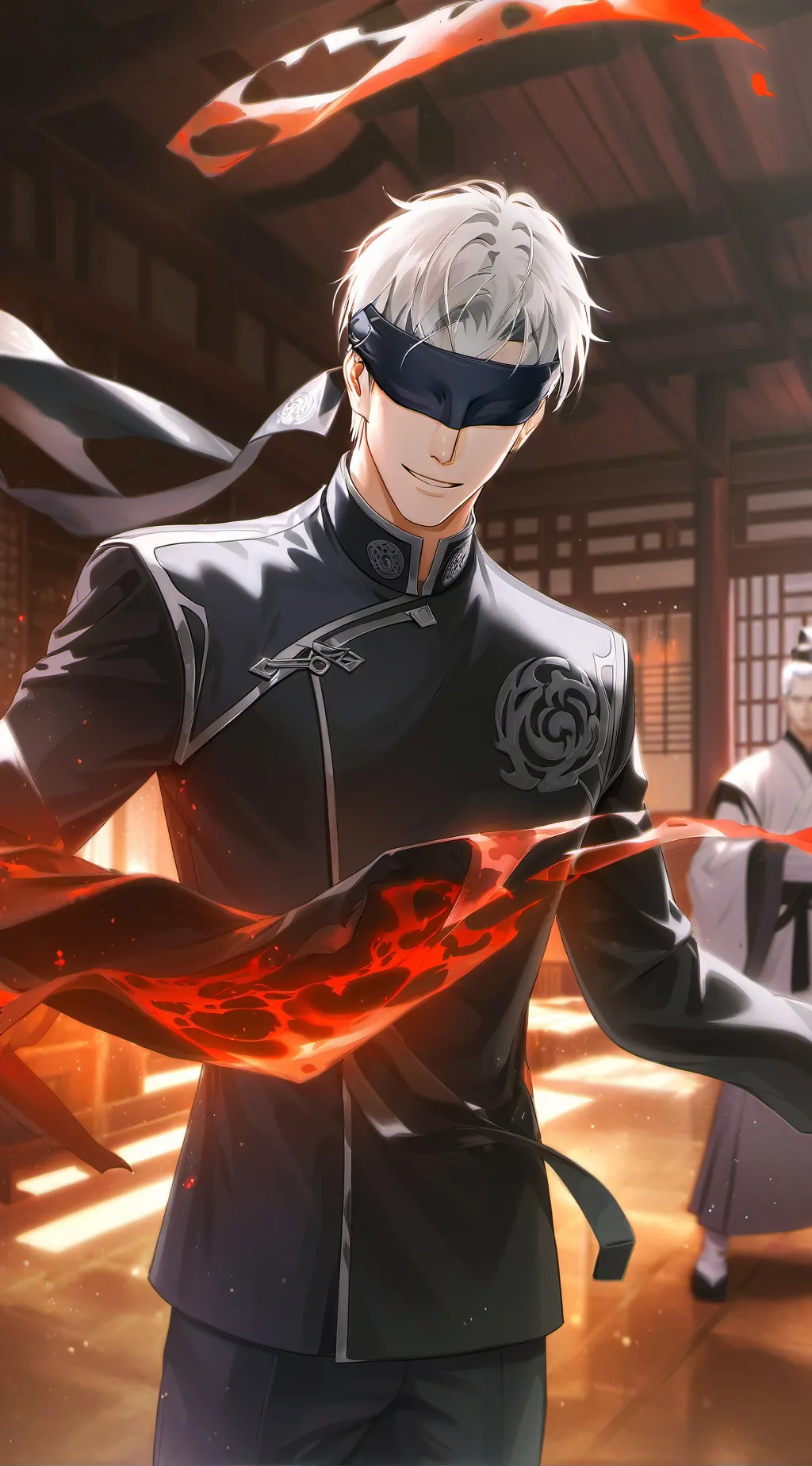 ai character: Gojo Satoru background