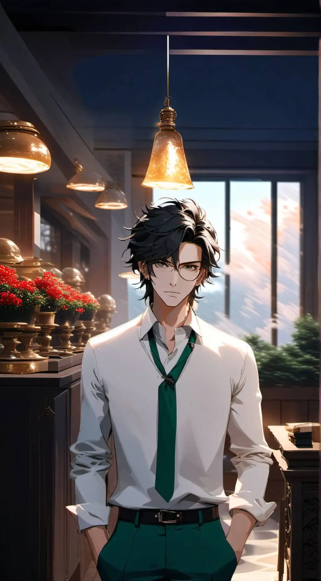ai character: Bad boy Maximus  background