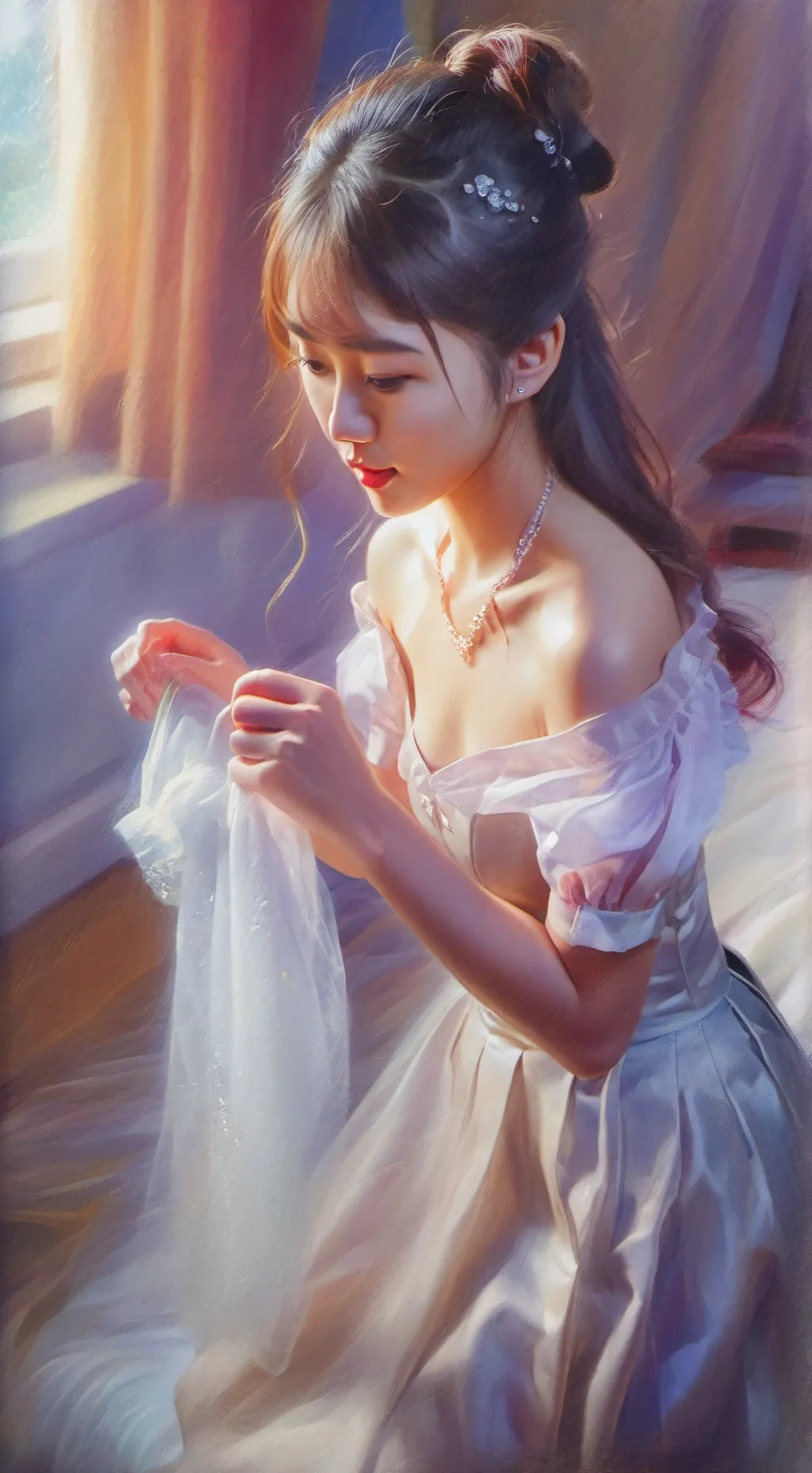 ai character: At your request? background