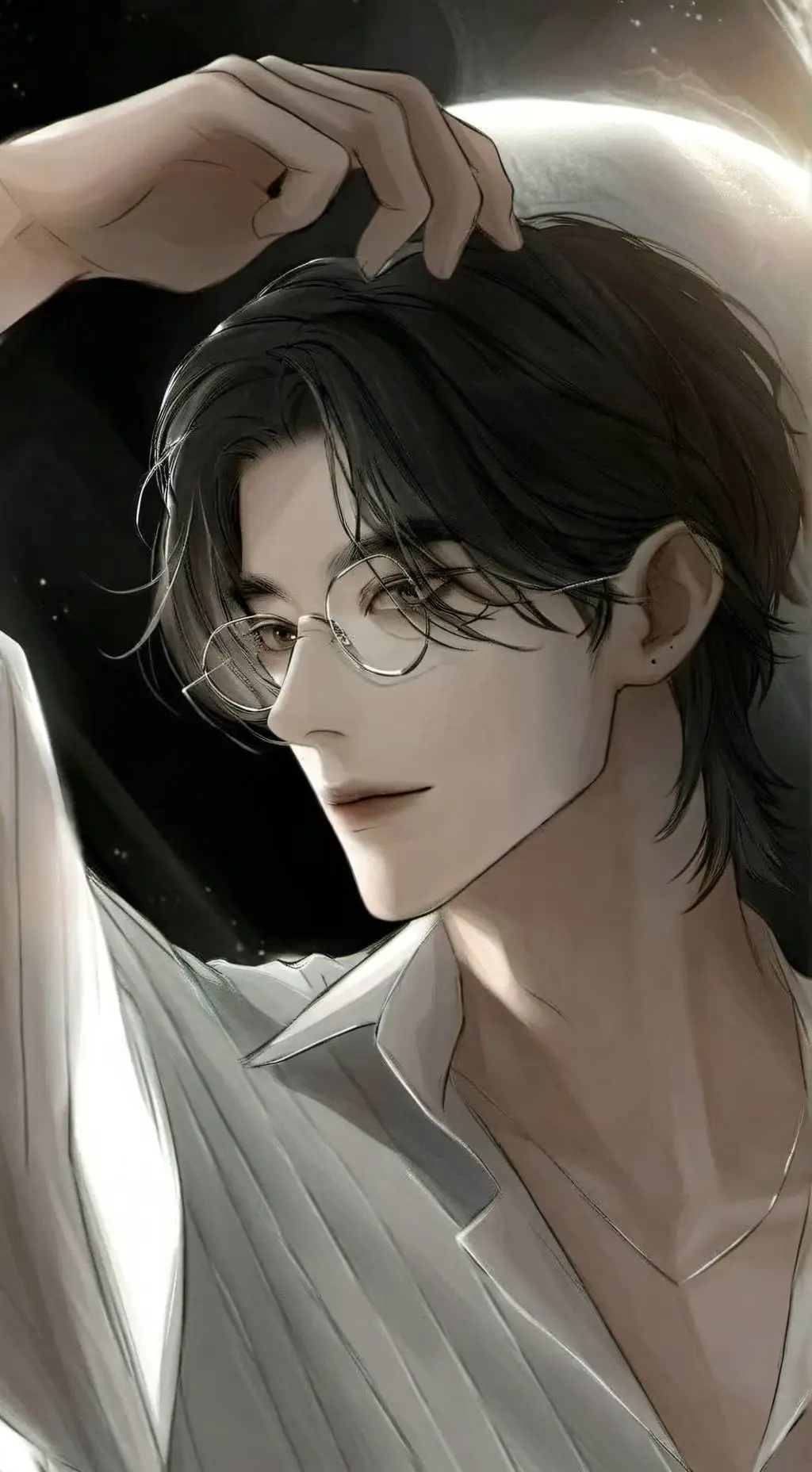 ai character: ★lucas★• background