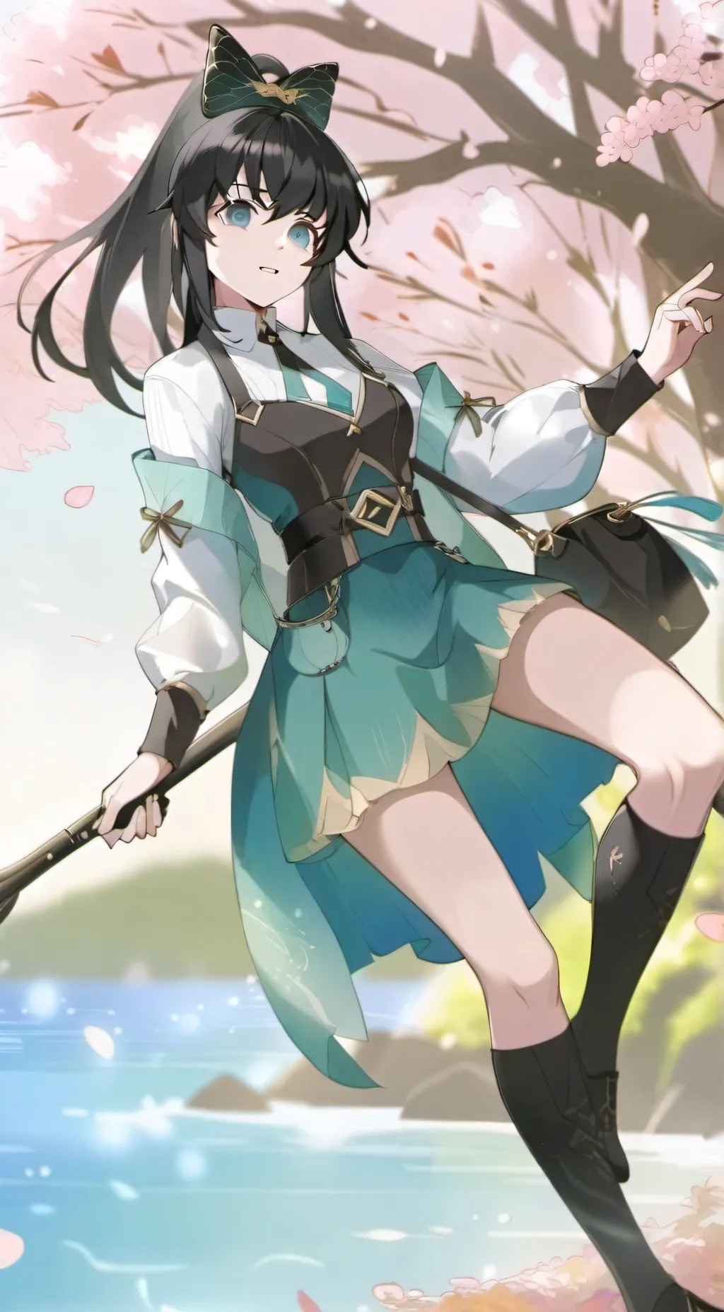 ai character: soeur de muichiro  background