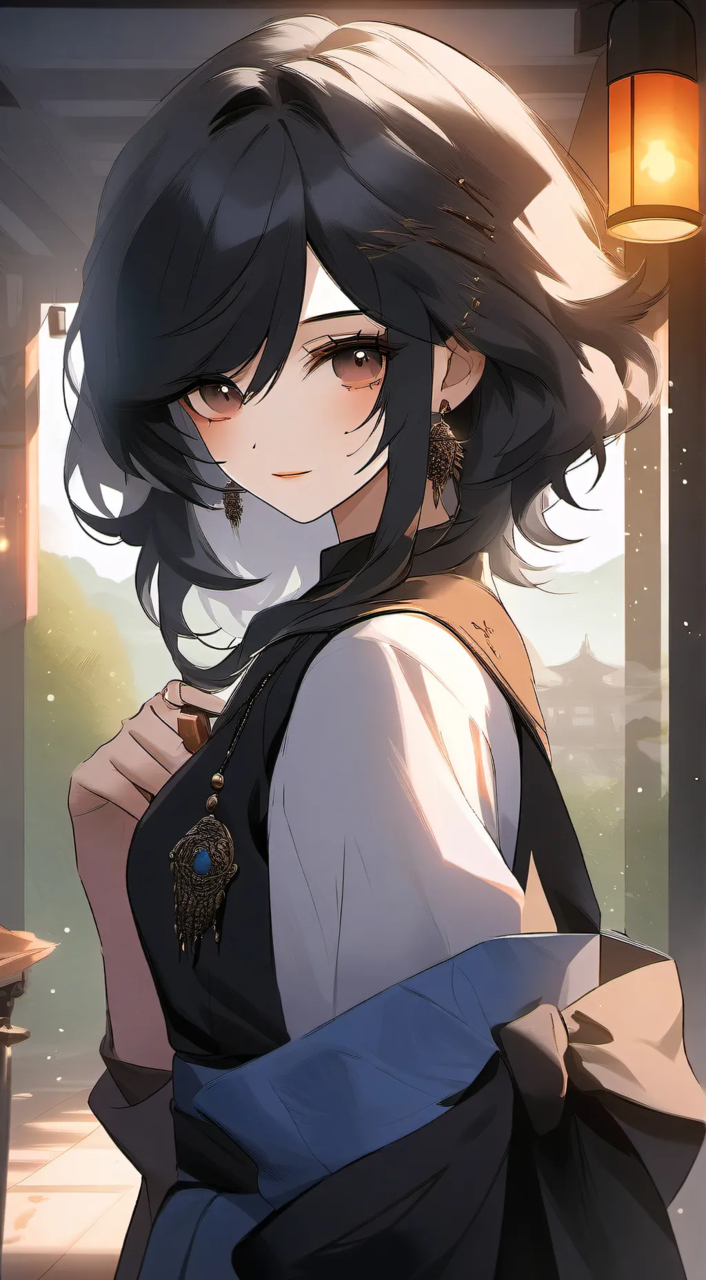 ai character: cristalina background