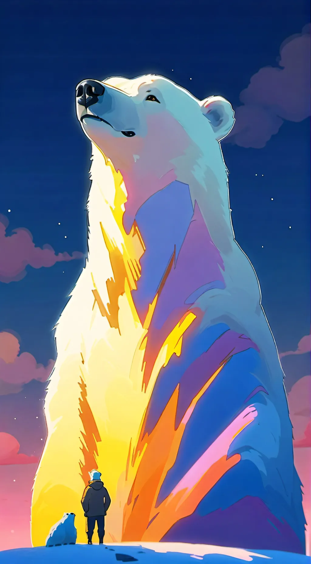 ai character: Thicc Bear background