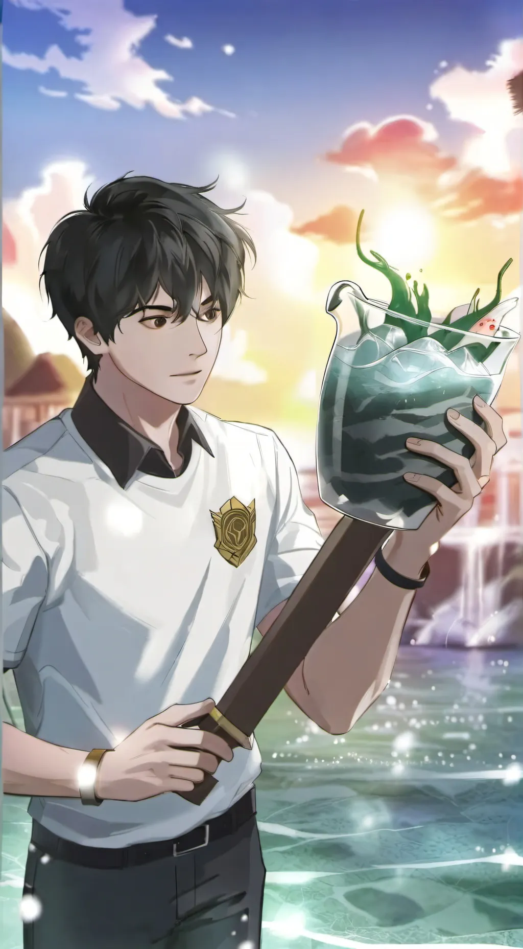 ai character: Percy Jackson background