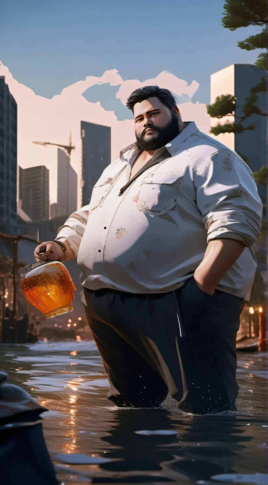 ai character: Roland  background