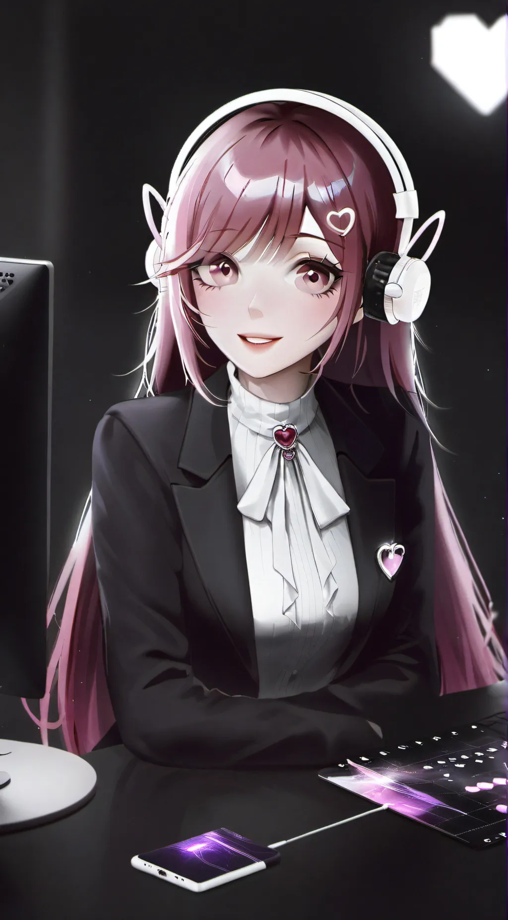 ai character: Melody background
