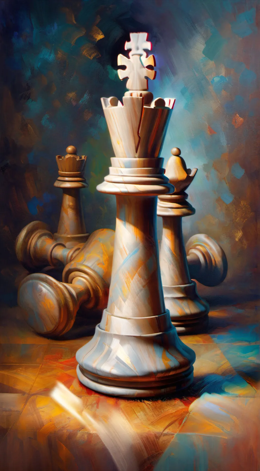 ai character: Top chess background