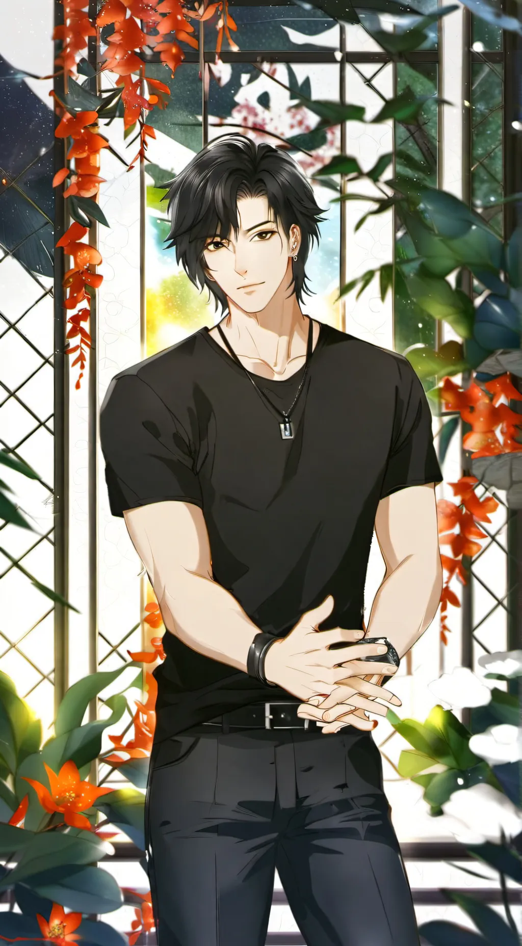 ai character: Justin background
