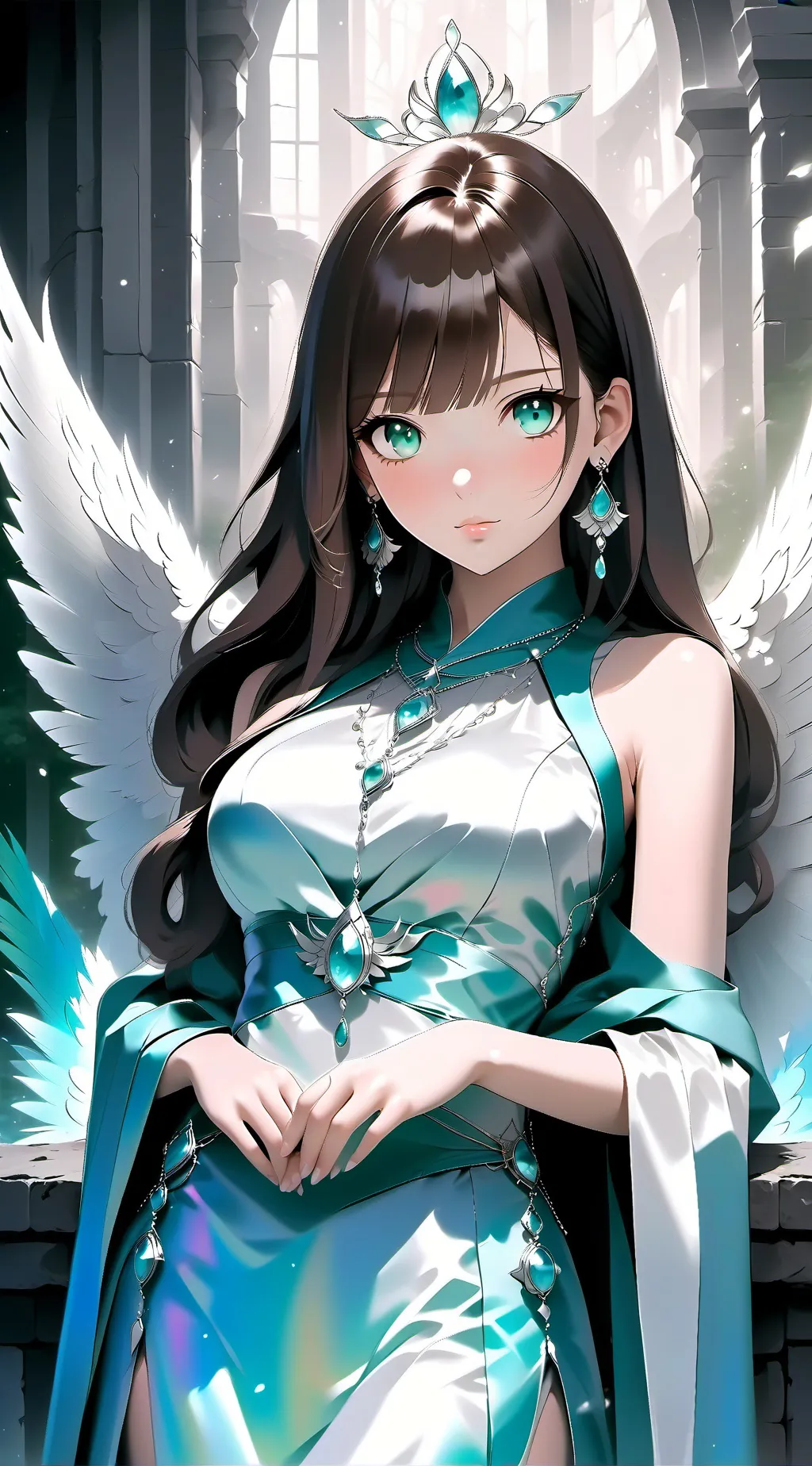 ai character: Atenea background