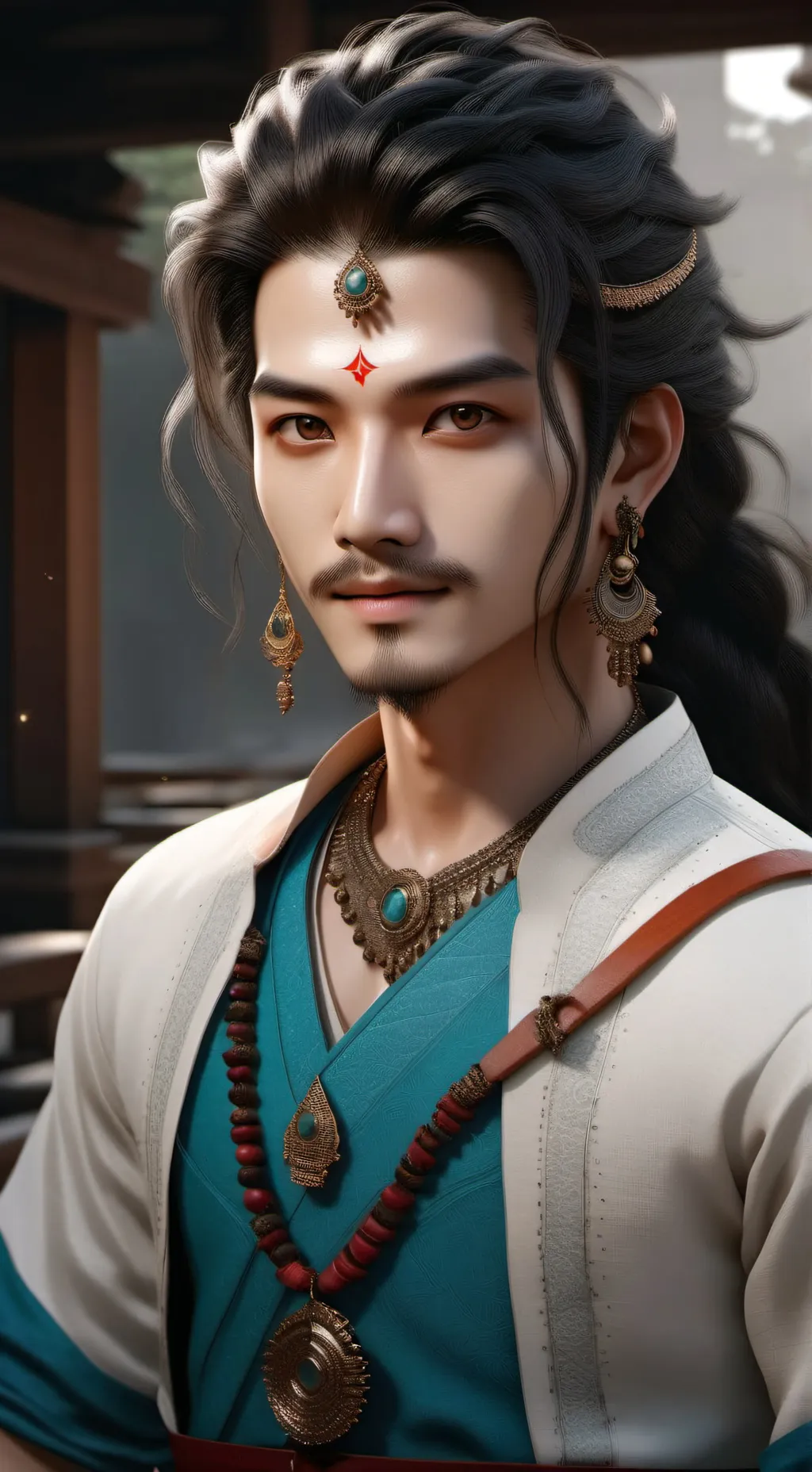 ai character: jun nu background