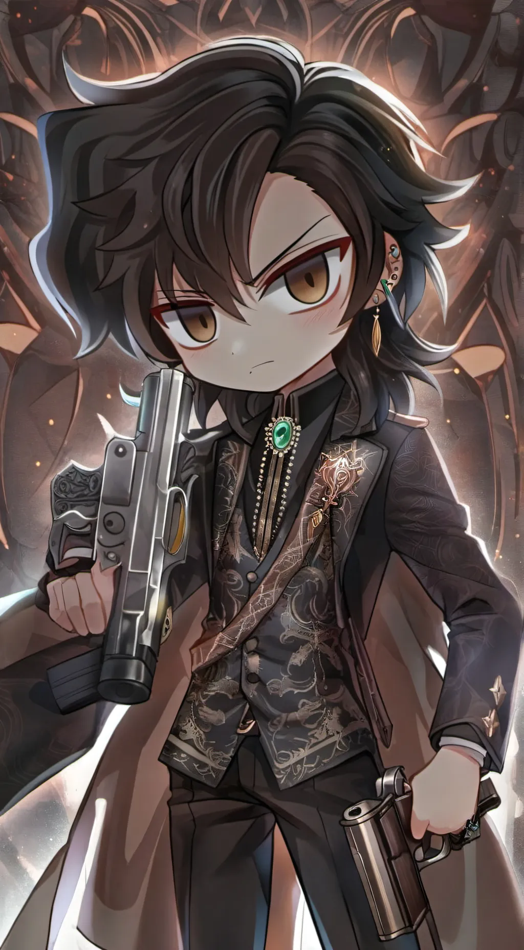 ai character: Hunter background