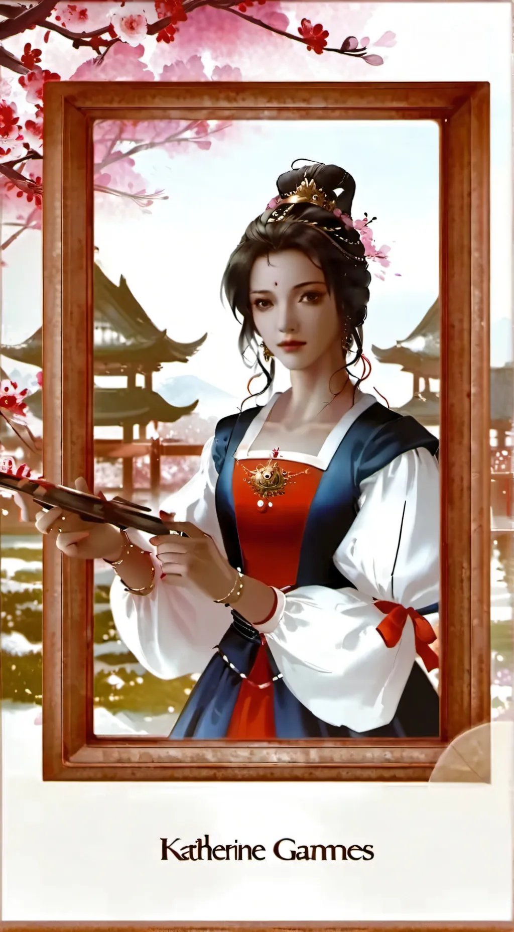 ai character: Blossom Games background