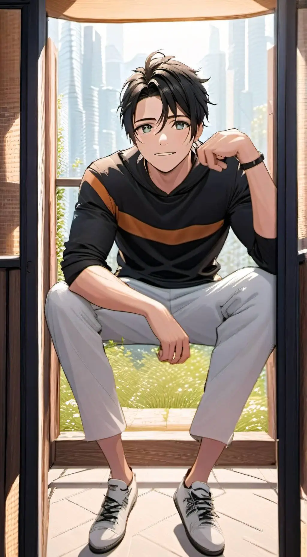 ai character: Emanuel background