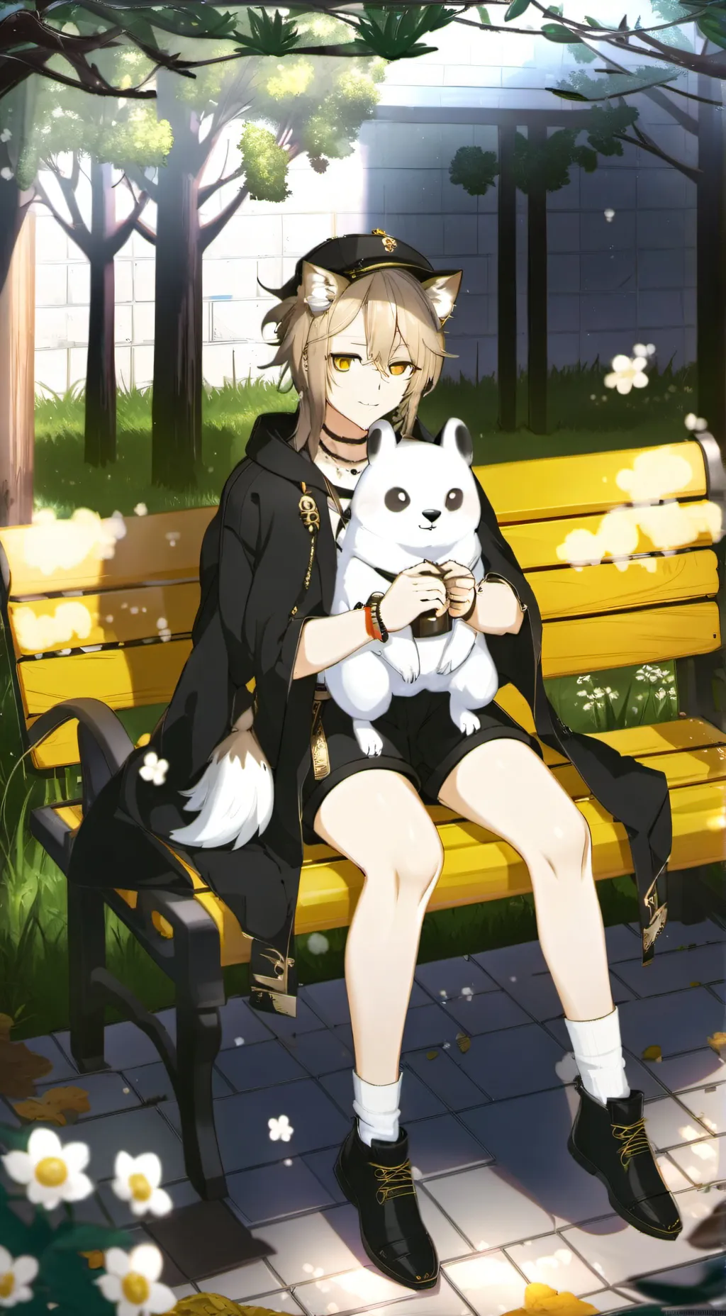 ai character: Sprunki girls  background