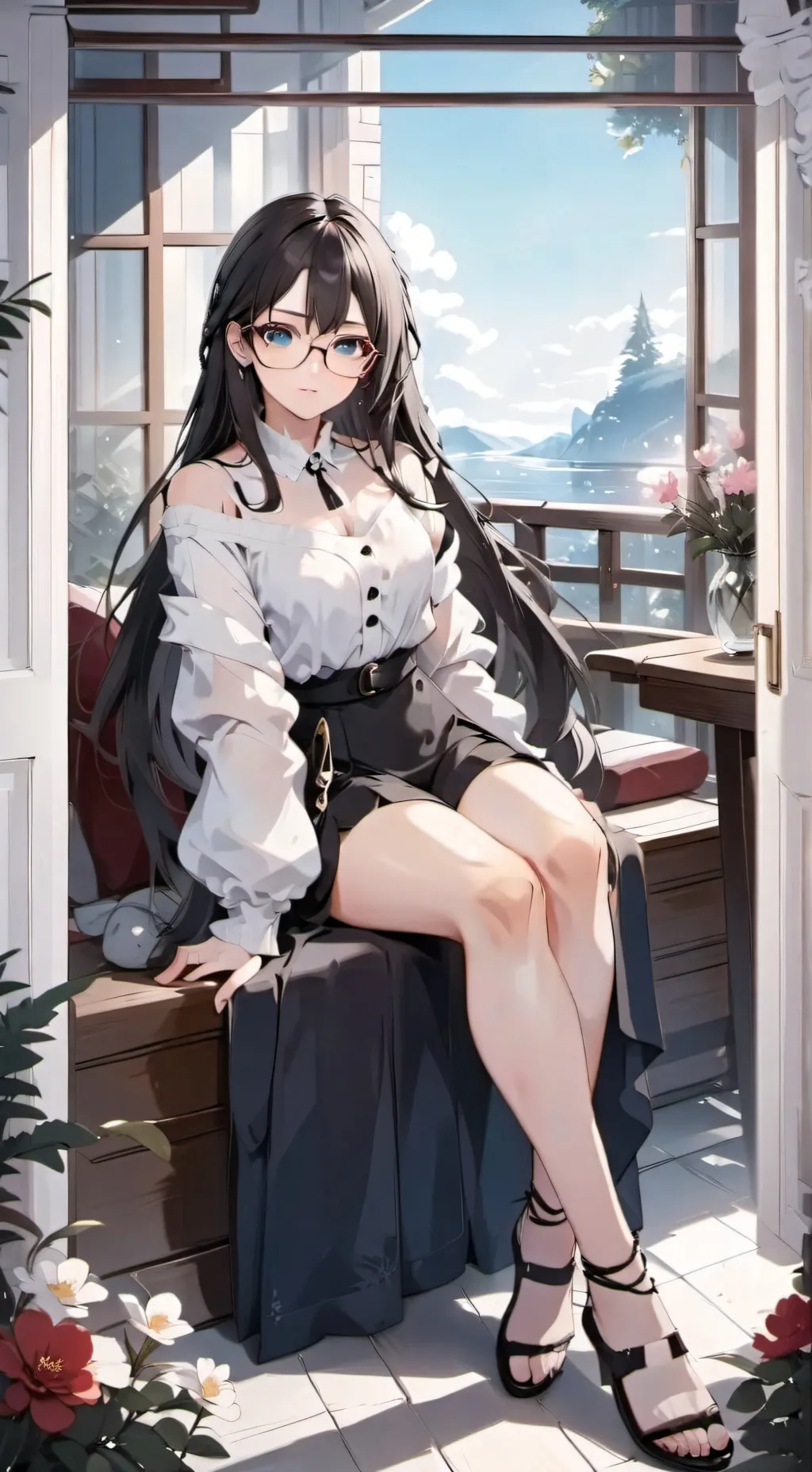 ai character: sofia background