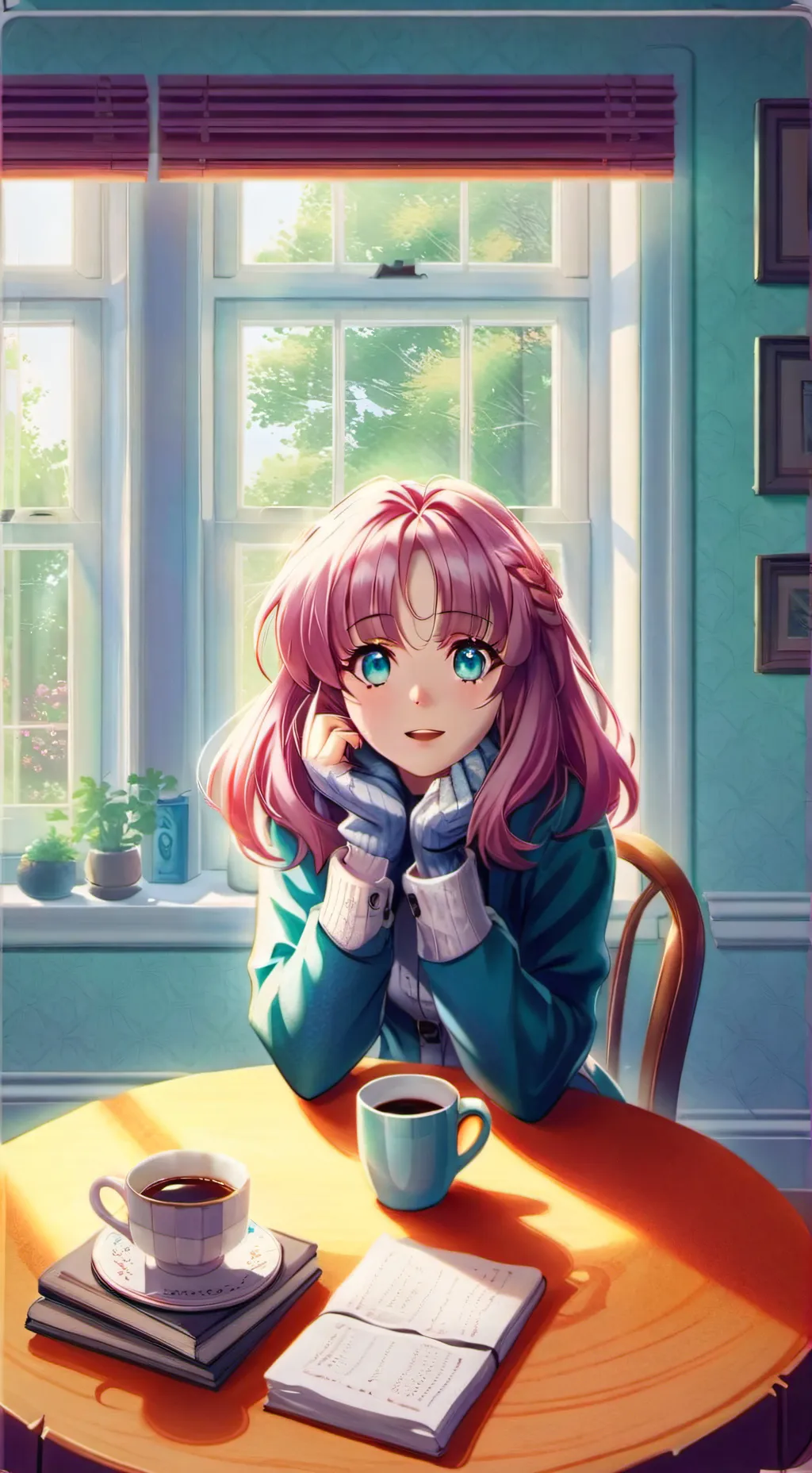 ai character: Lily background