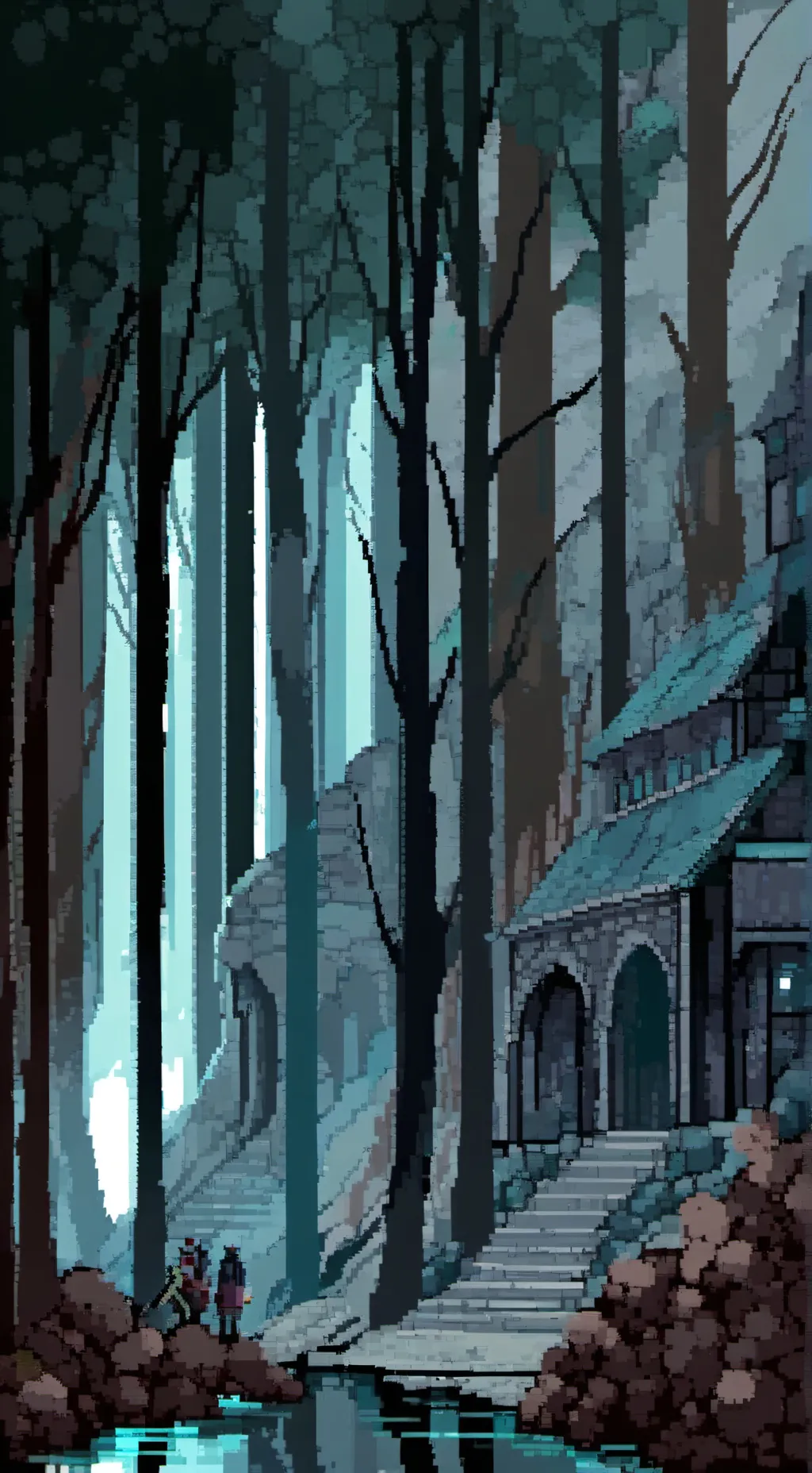 ai character: sprunki horror background