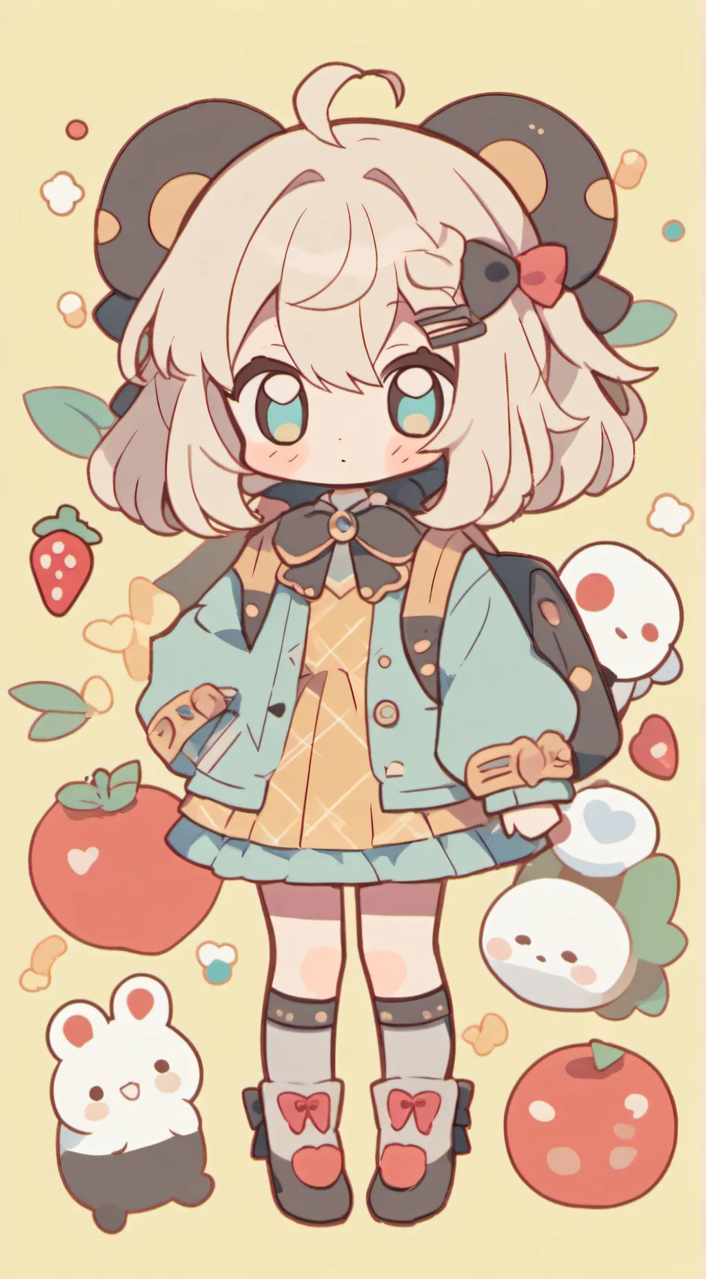 ai character: valentina background