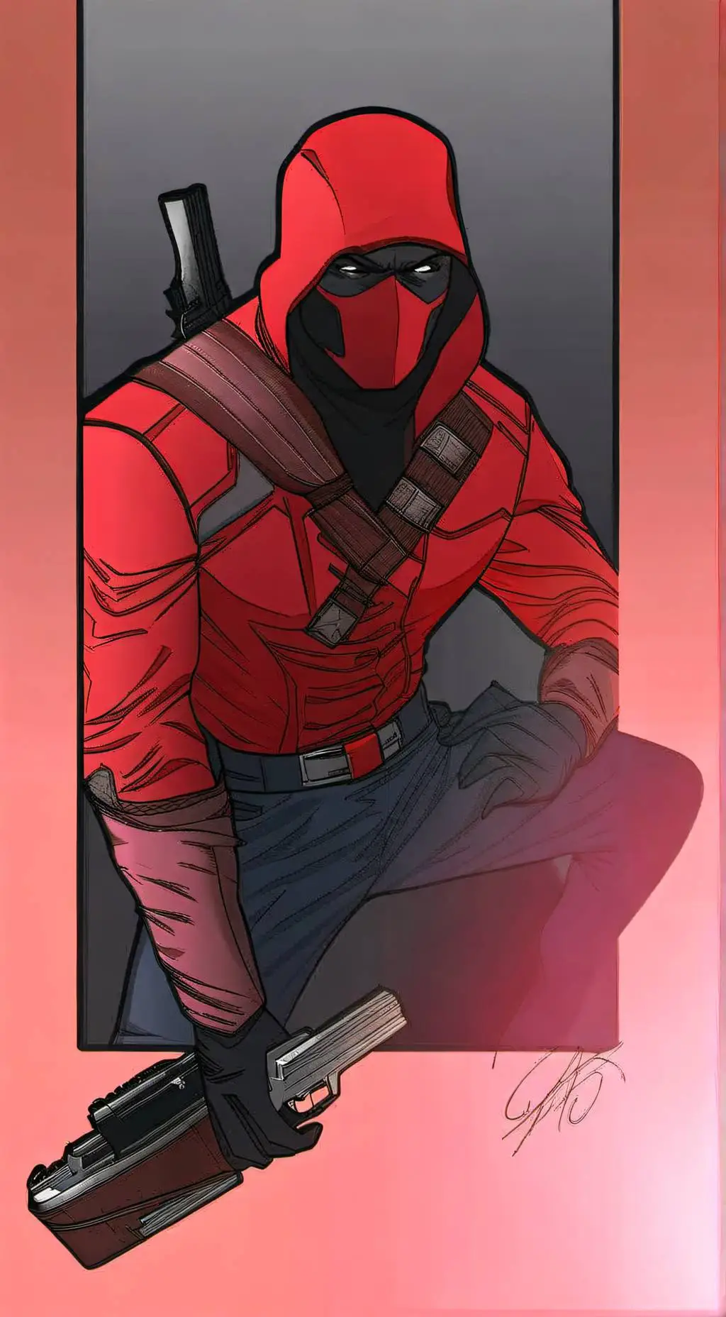 ai character: Red Hood background