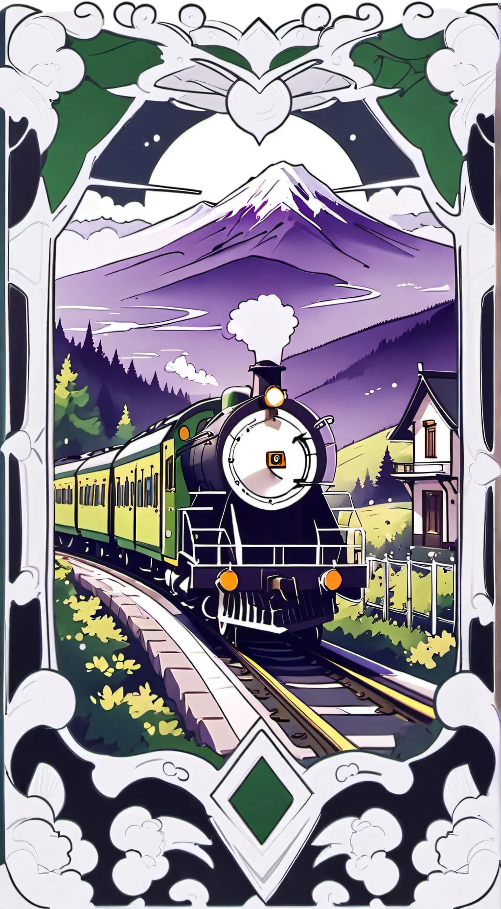 ai character: train background
