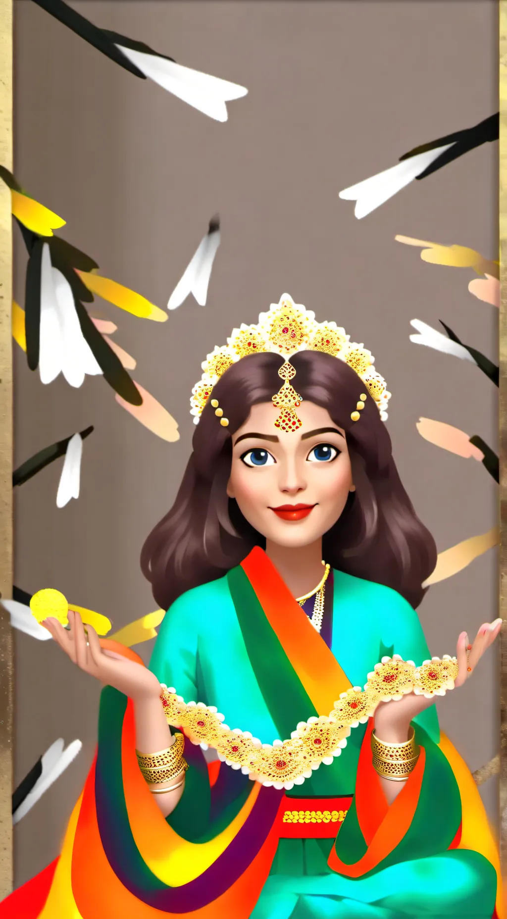 ai character: Count to 10 and…. background