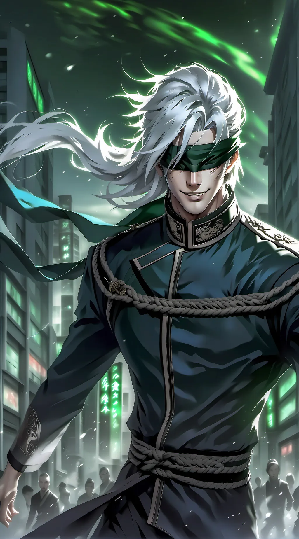 ai character: Satoru Gojo background