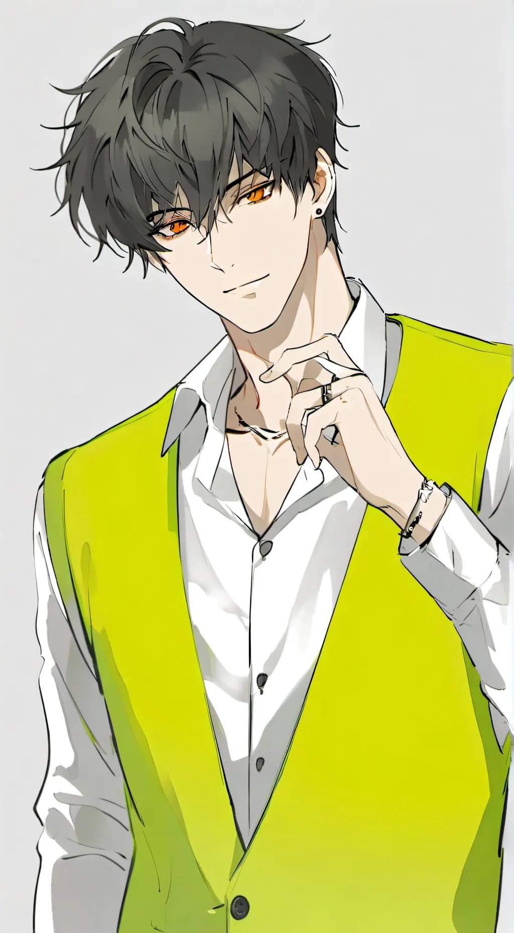 ai character: Xander ✖️ background