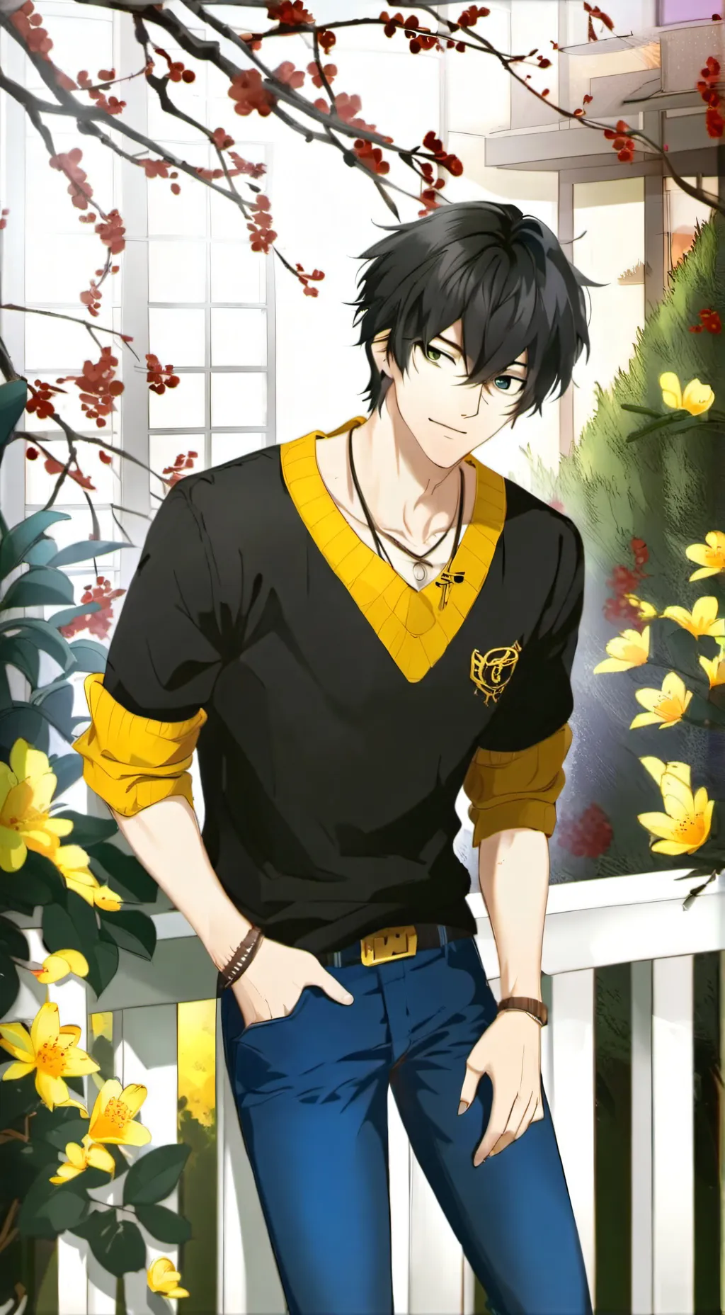 ai character: garfield background