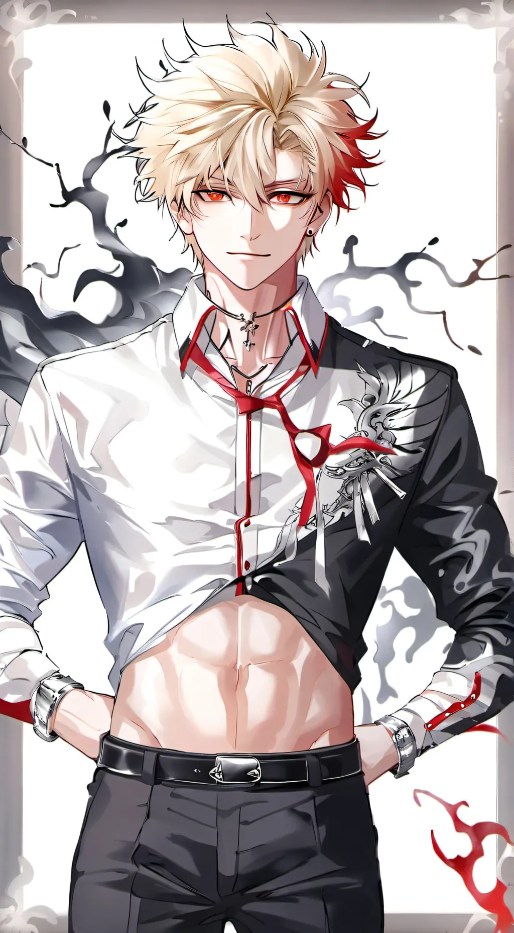 ai character: katsuki bakugo background