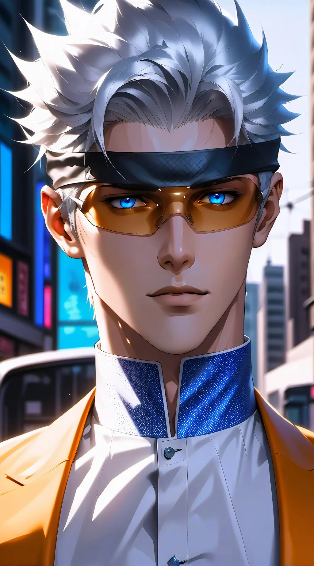 ai character: Satoru Gojo background