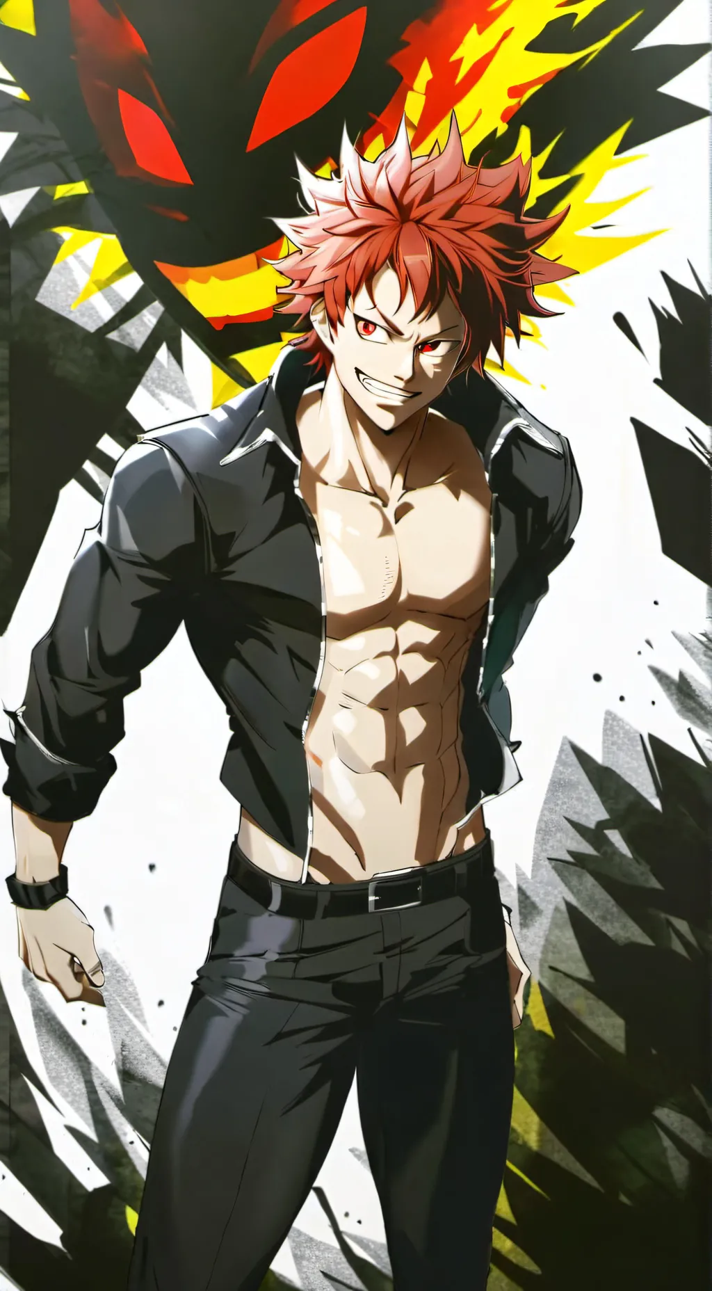 ai character: Eijiro Kirishima background