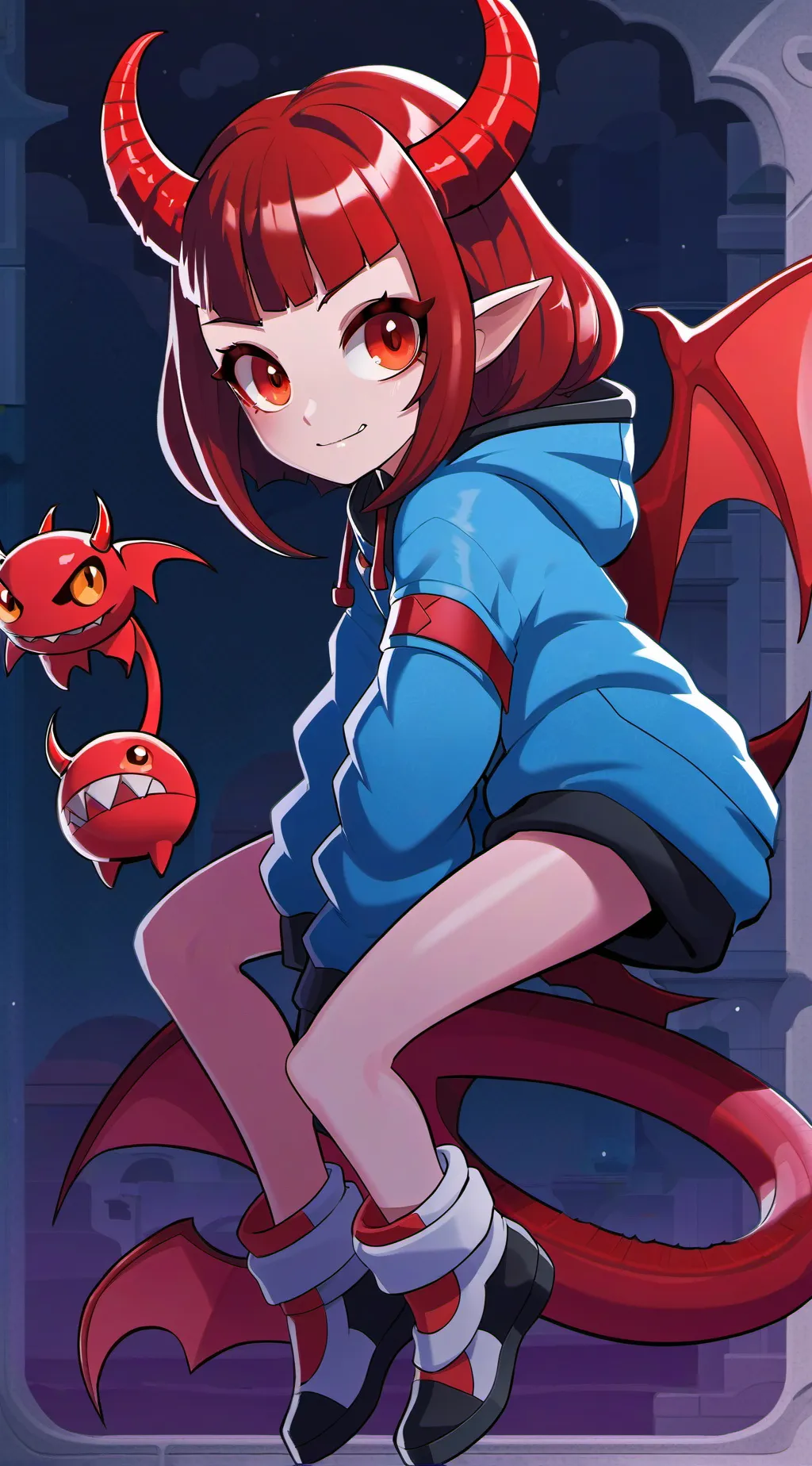 ai character: Beatrix  background