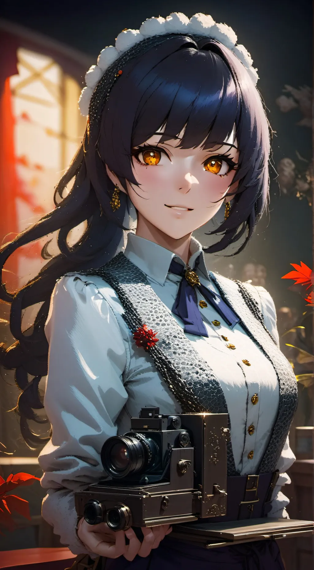 ai character: Lumière background
