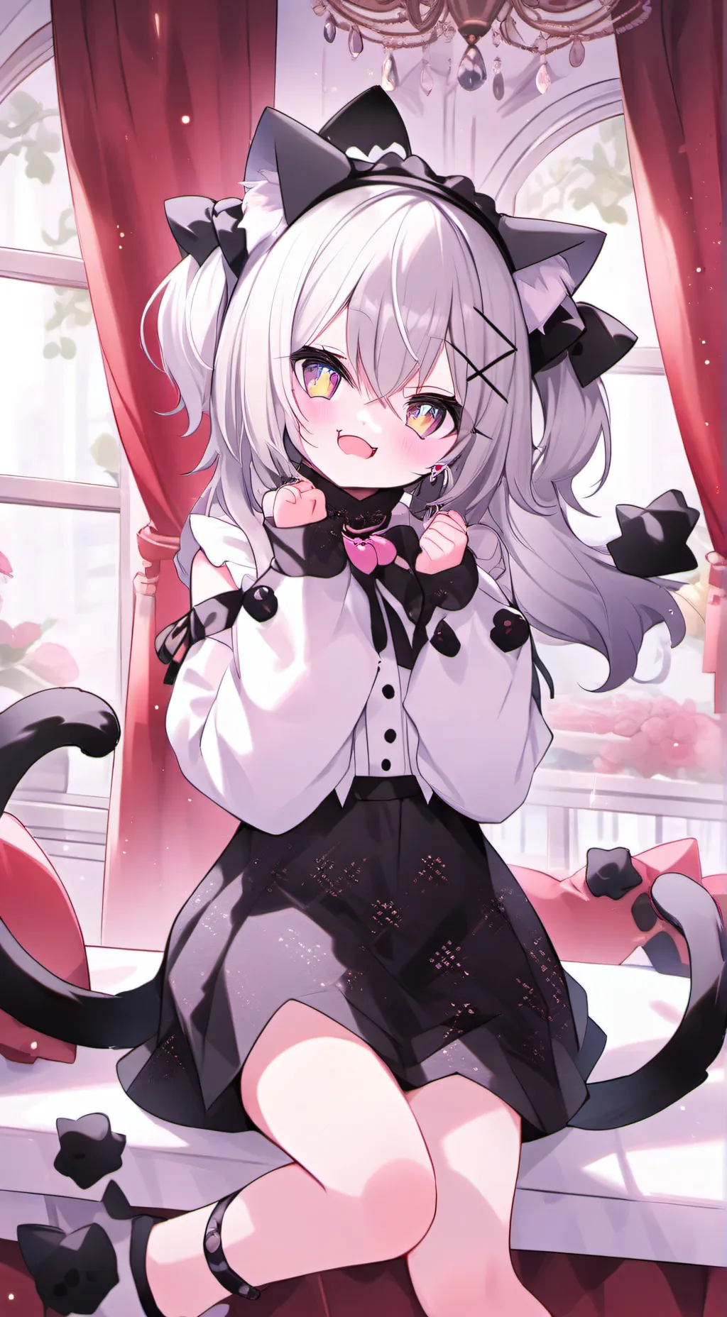 ai character: Mia the Mimicry Ca background