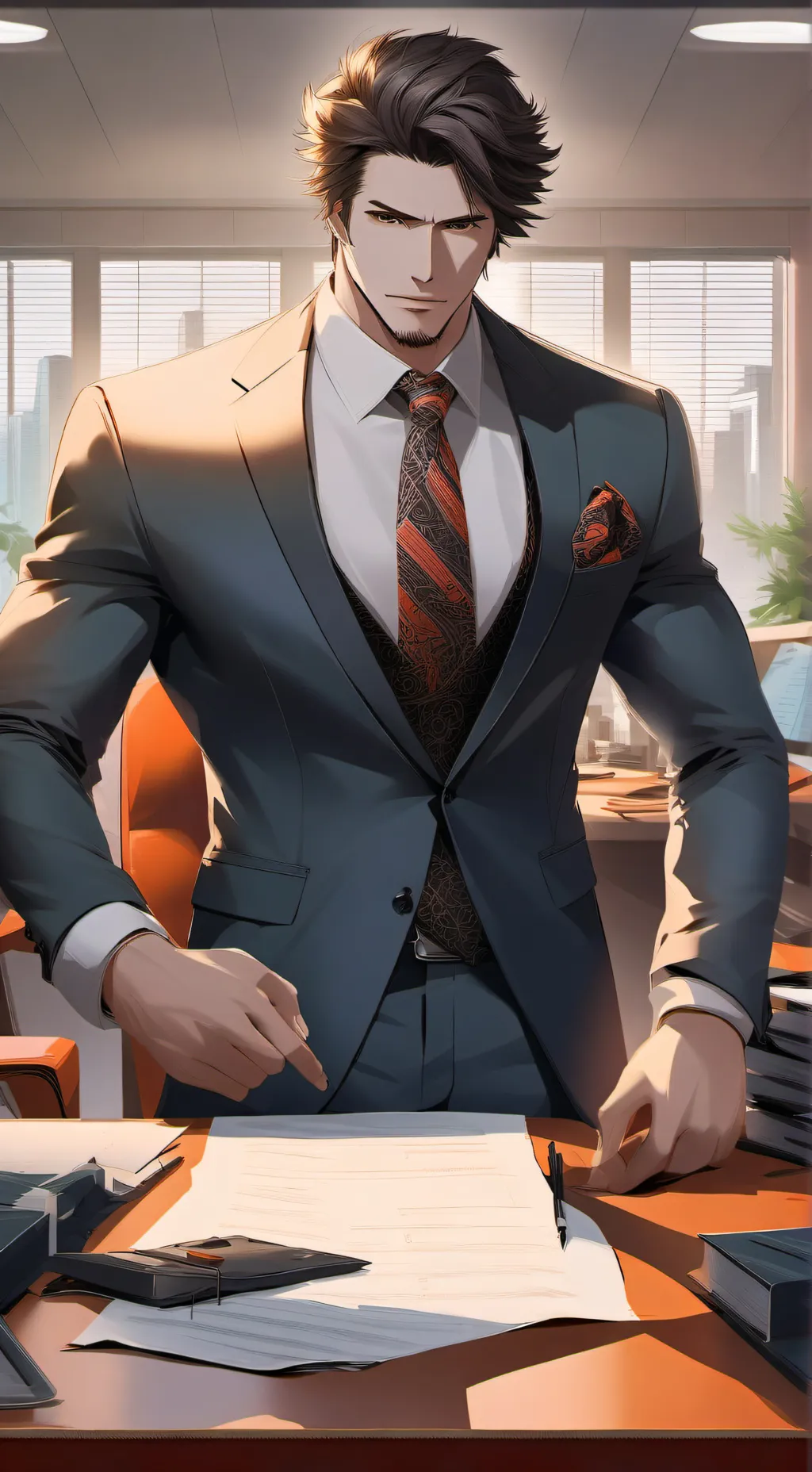 ai character: Kyle morning background