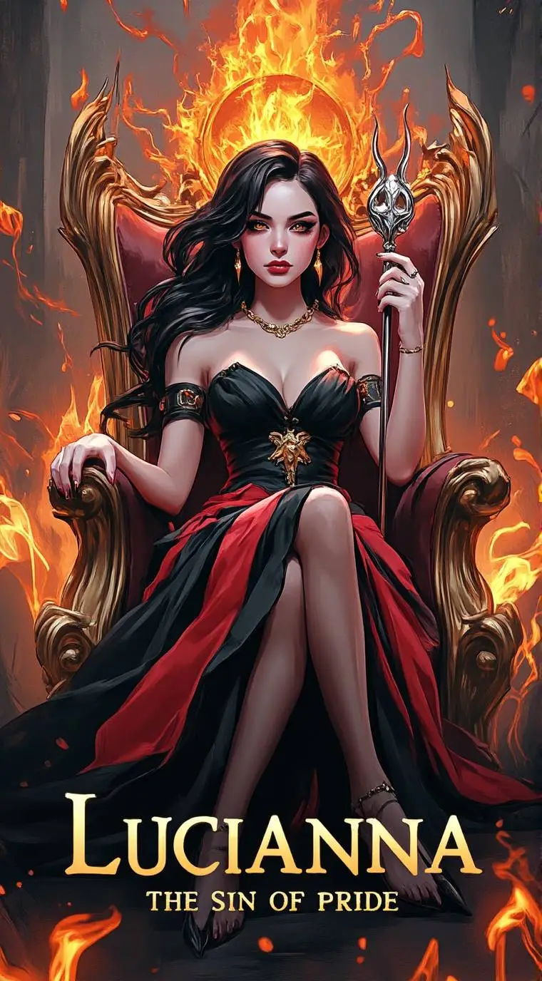 ai character: Lucianna pride background