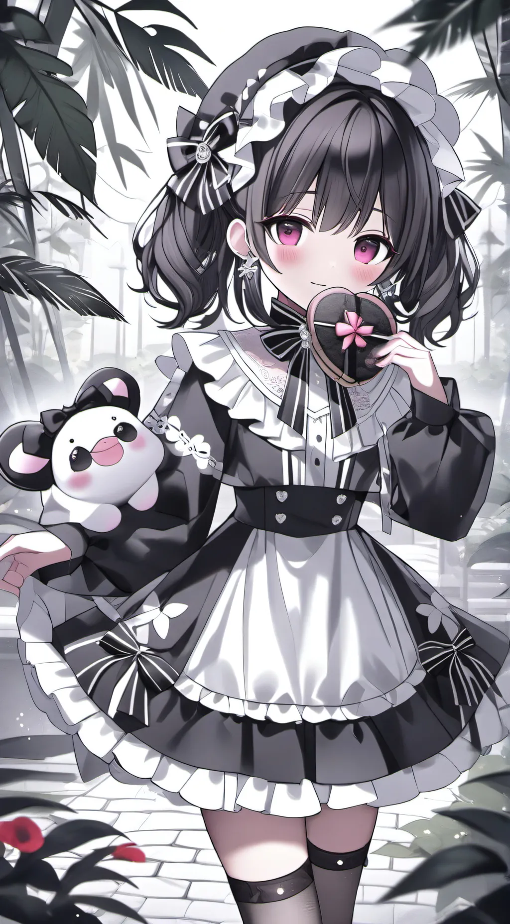 ai character: dandy worl de nuev background