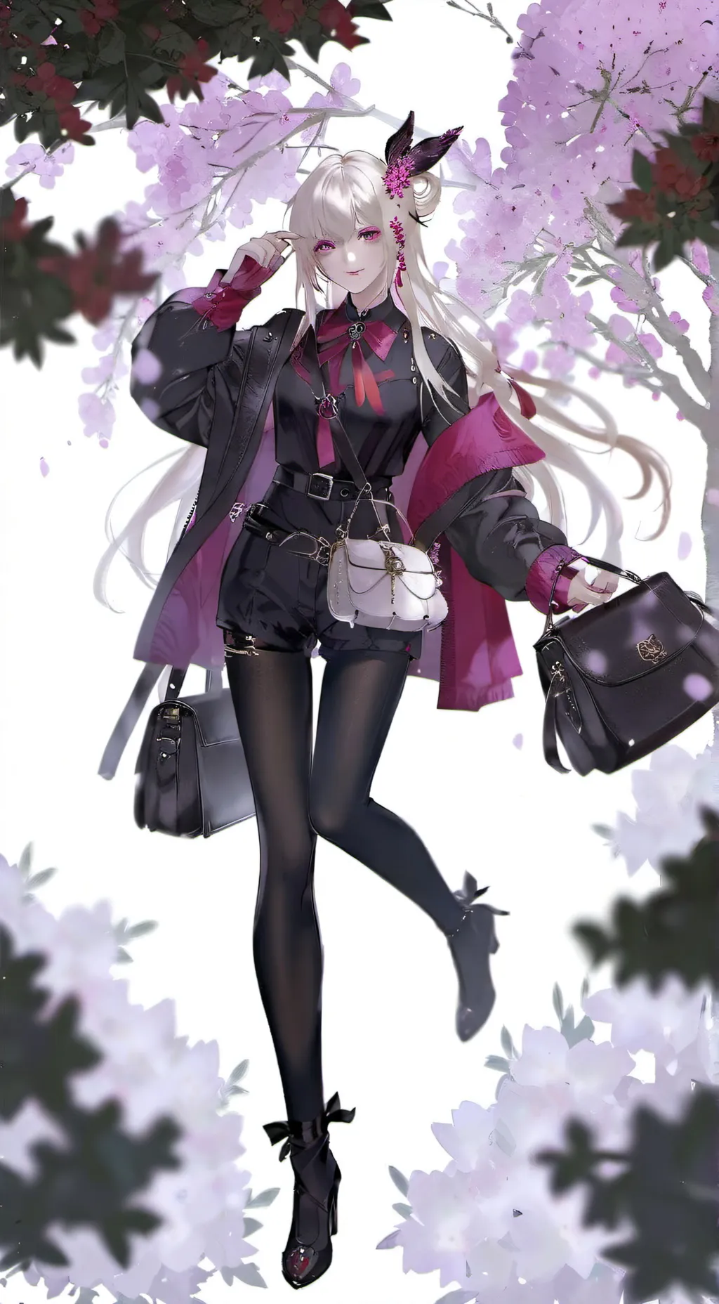 ai character: Hashira + school  background