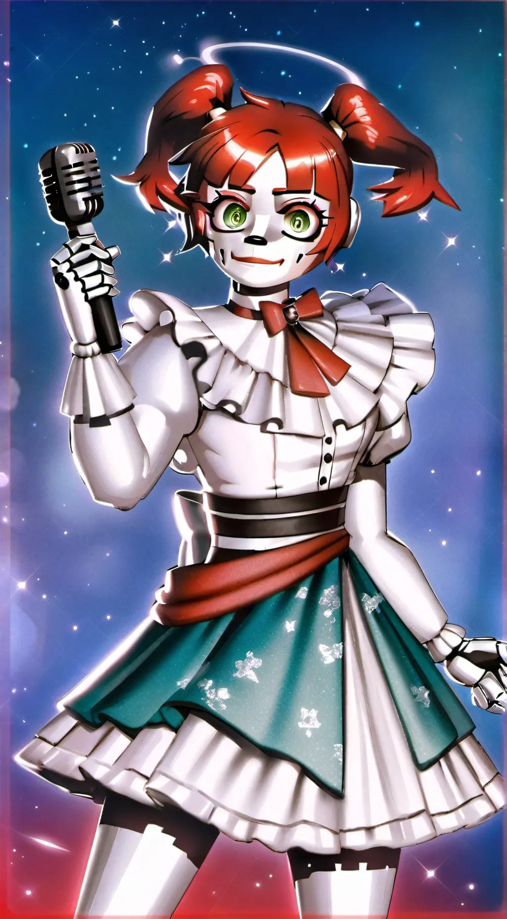 ai character: Circus baby background