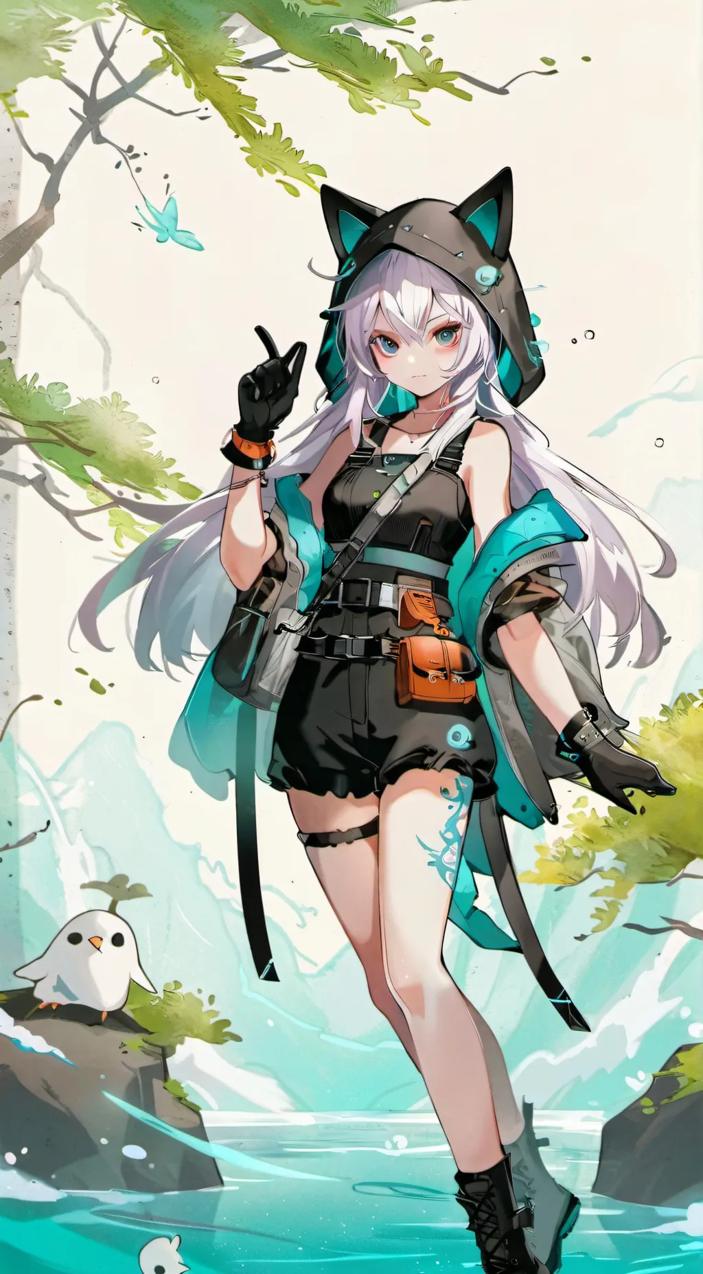 ai character: sakuna  background