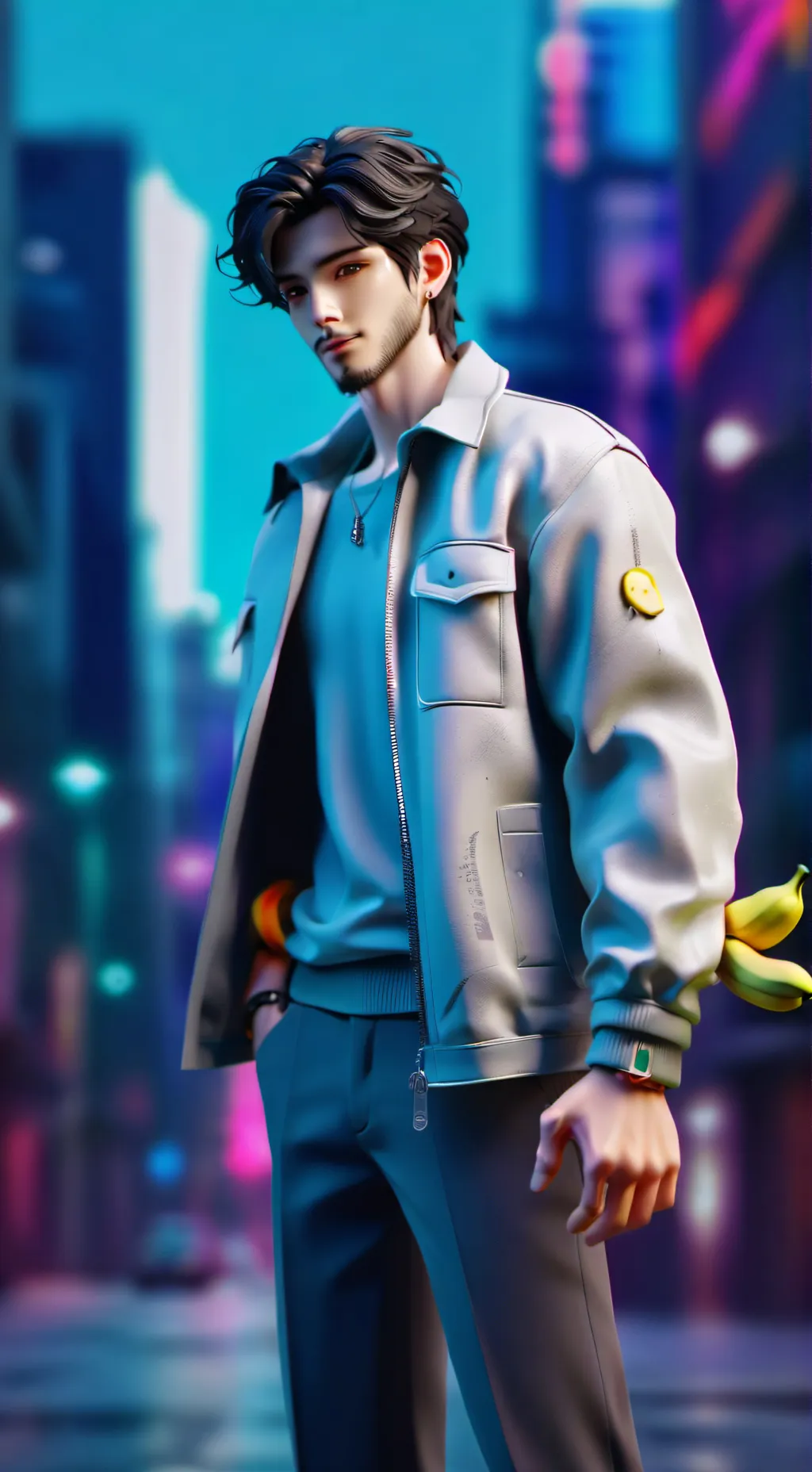 ai character: nooooo background