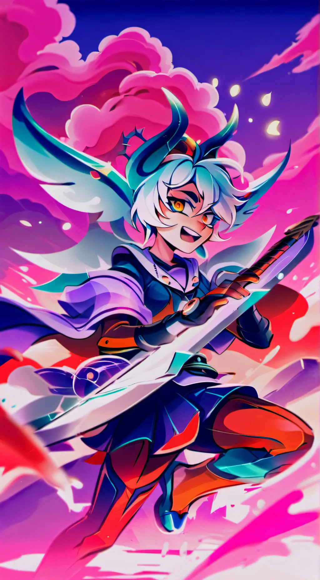ai character: blitzø background