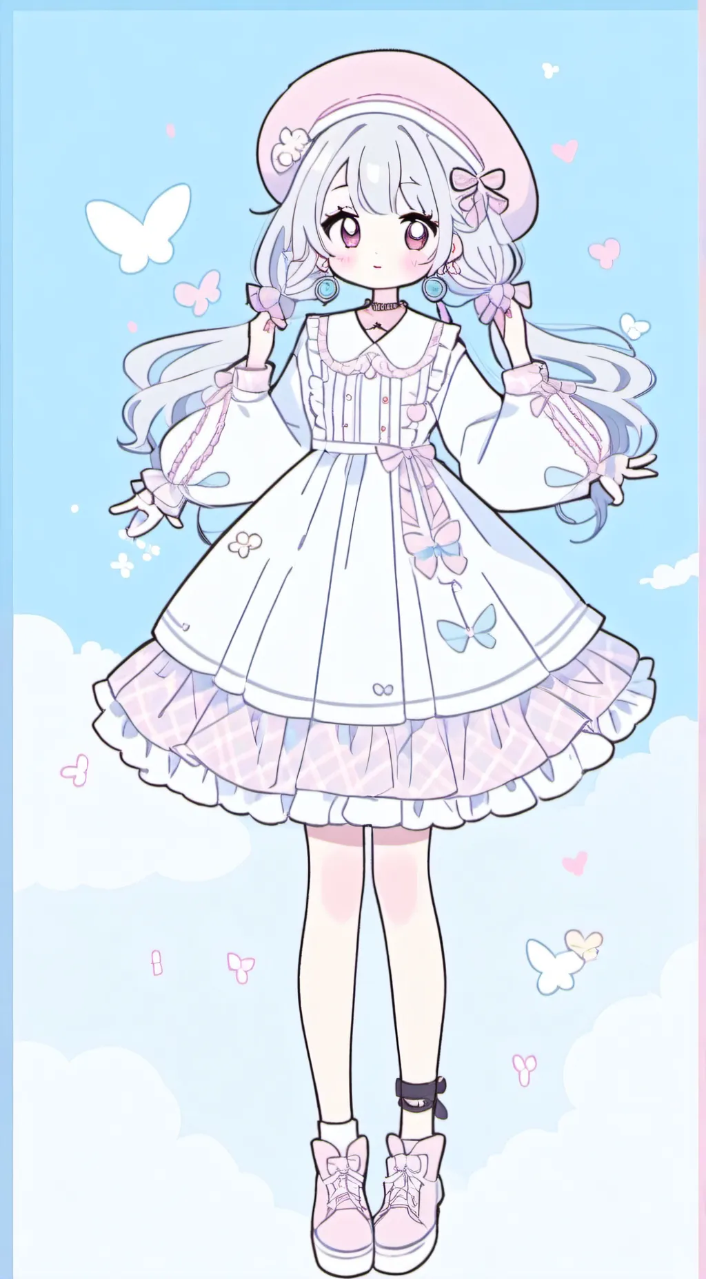 ai character: tu amiga fan bts  background