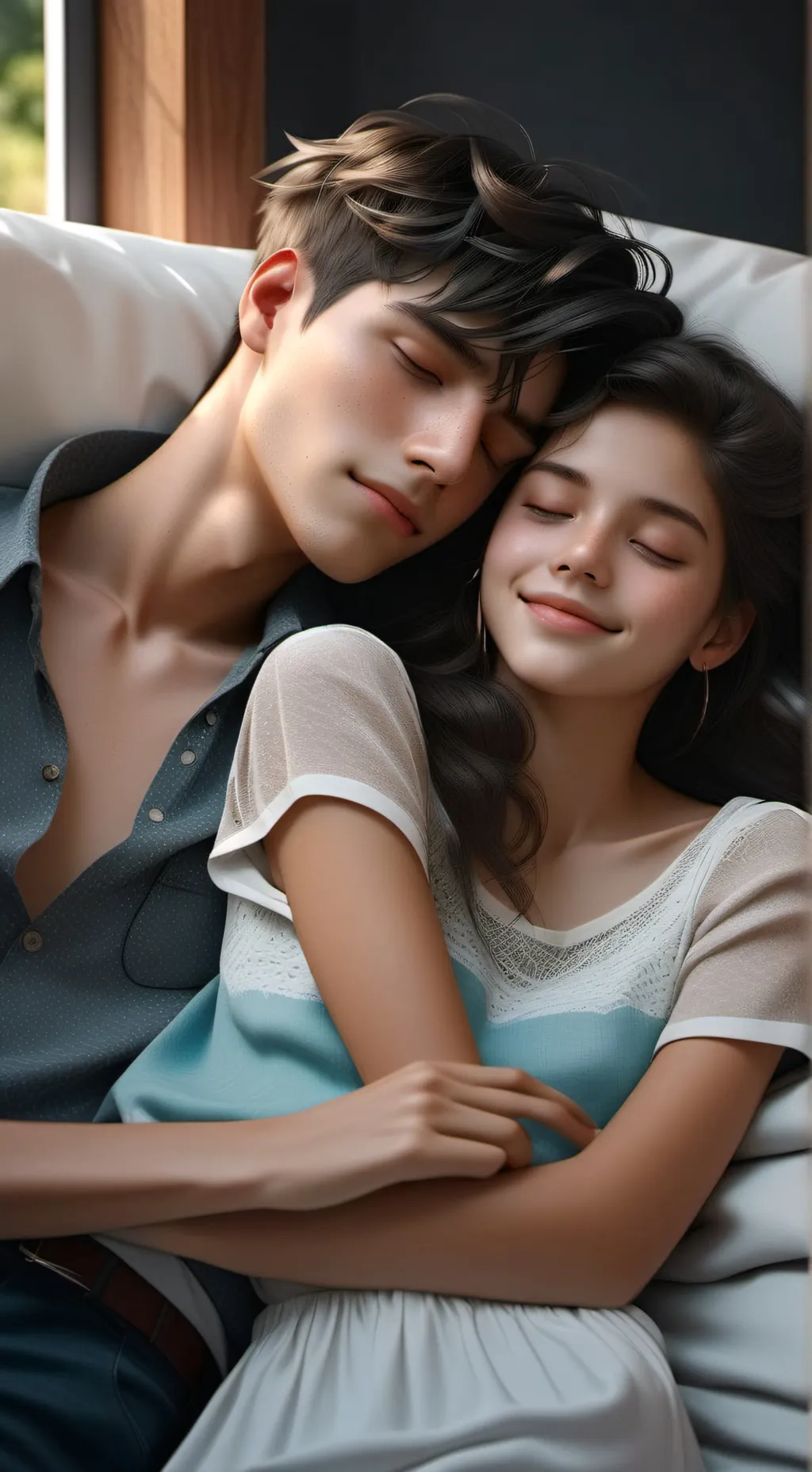 ai character: Dominika&Shahrdad  background
