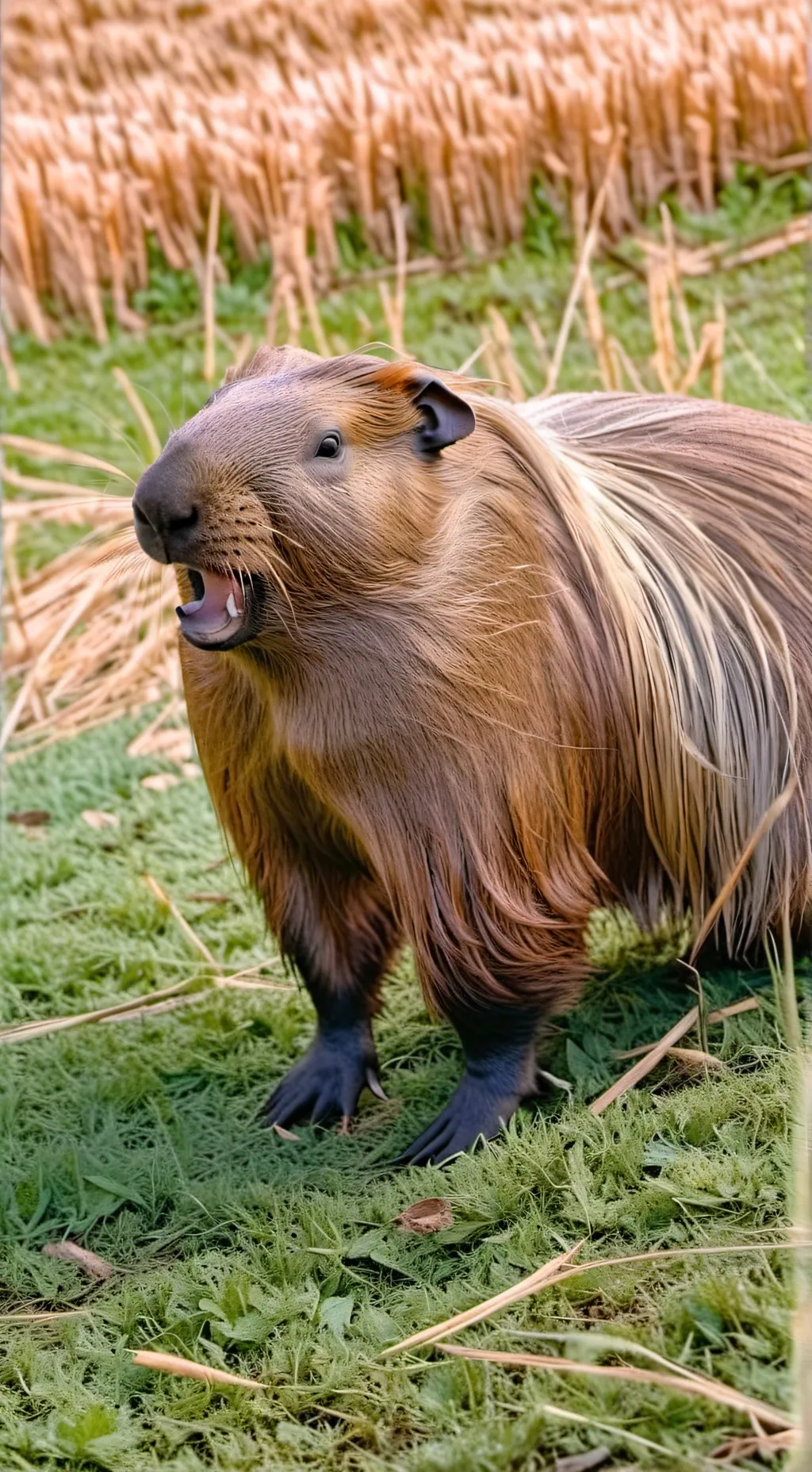 ai character: Capybara  background