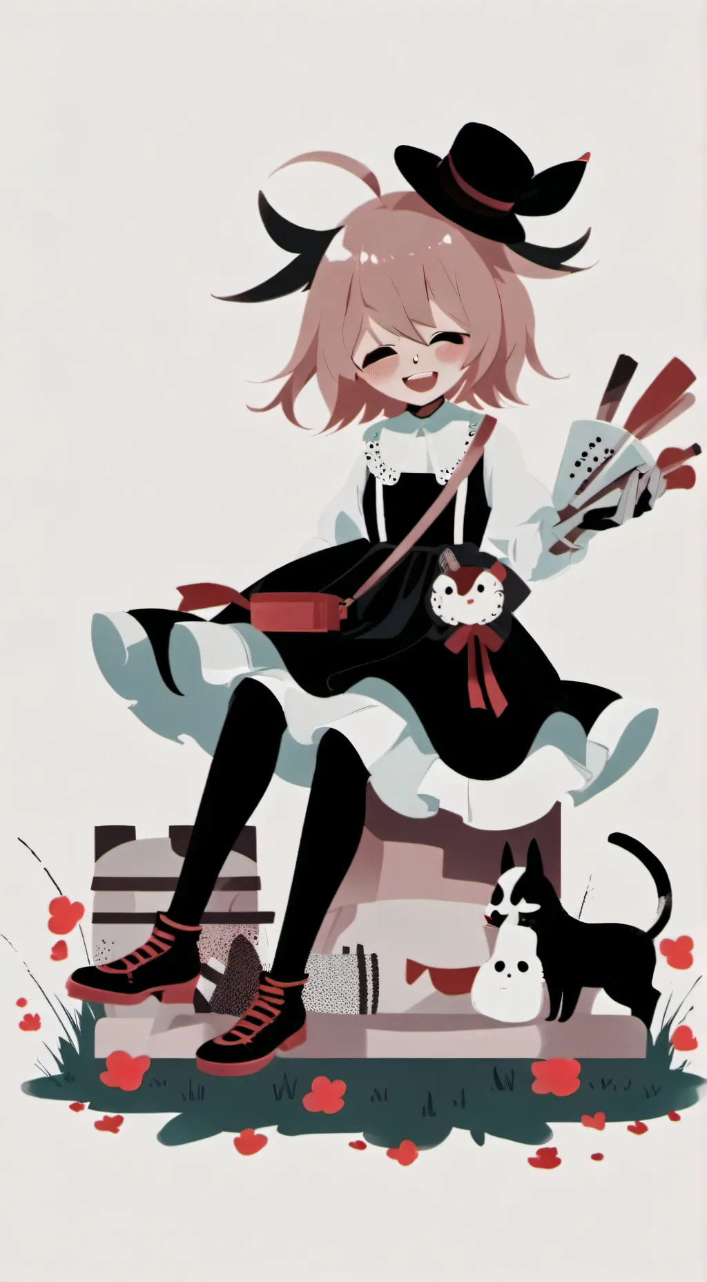 ai character: (*・x・)FPE꧂ background