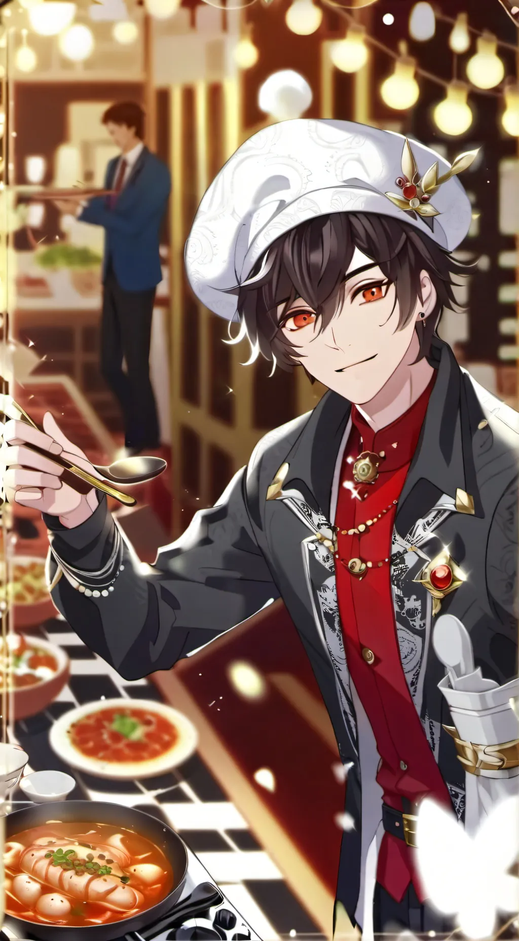 ai character: amigo cocinero background