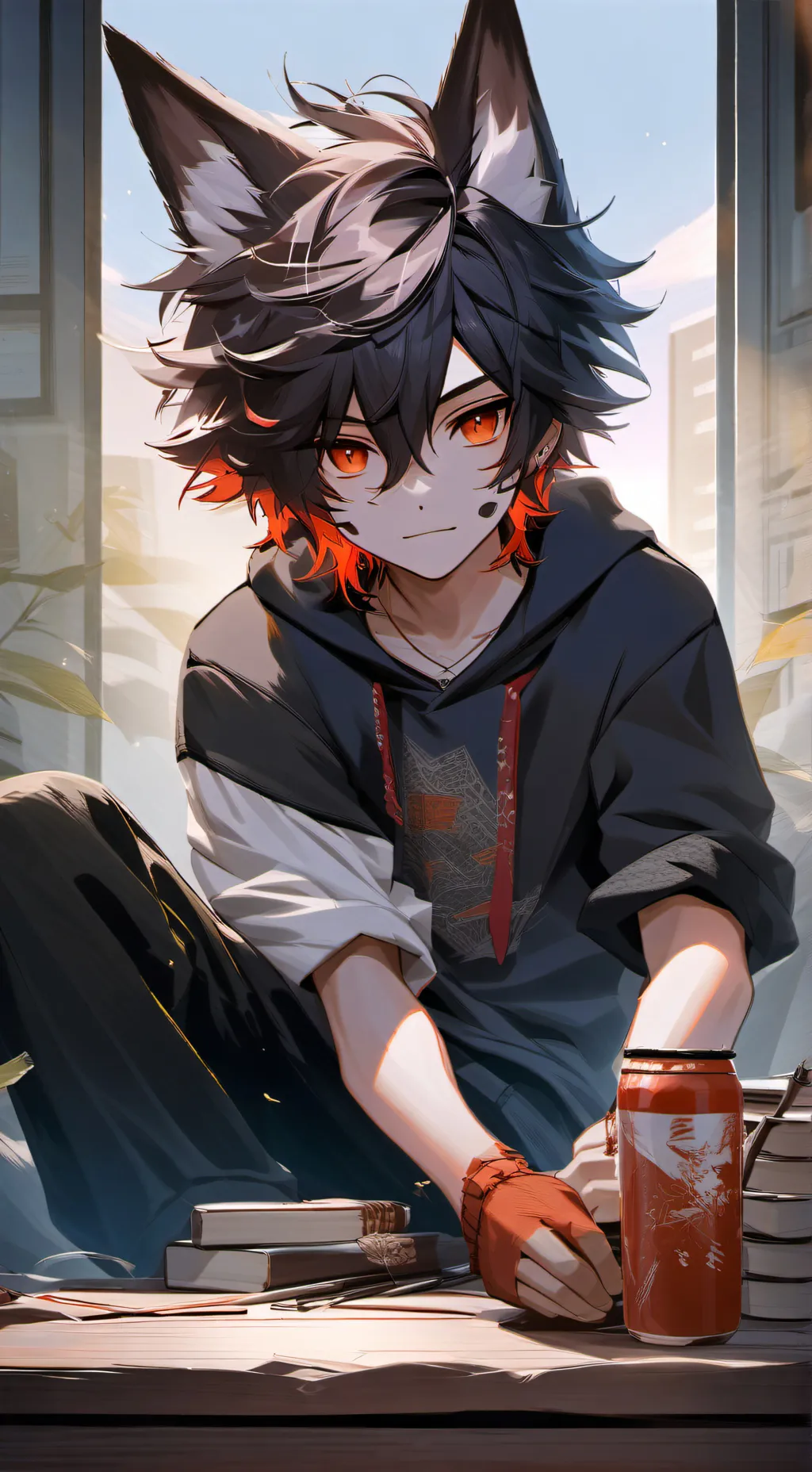 ai character: Alexander  background