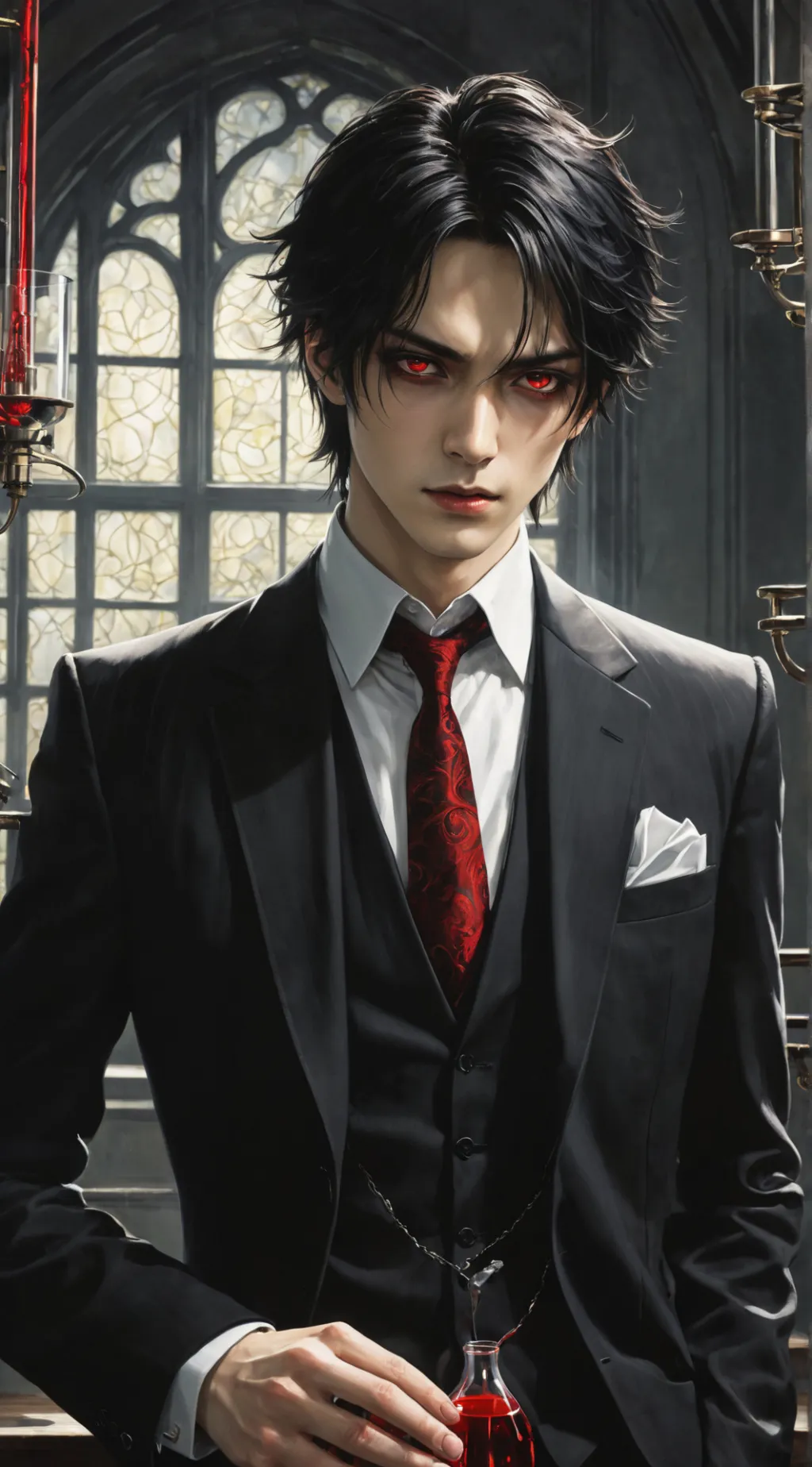 ai character: Darko background