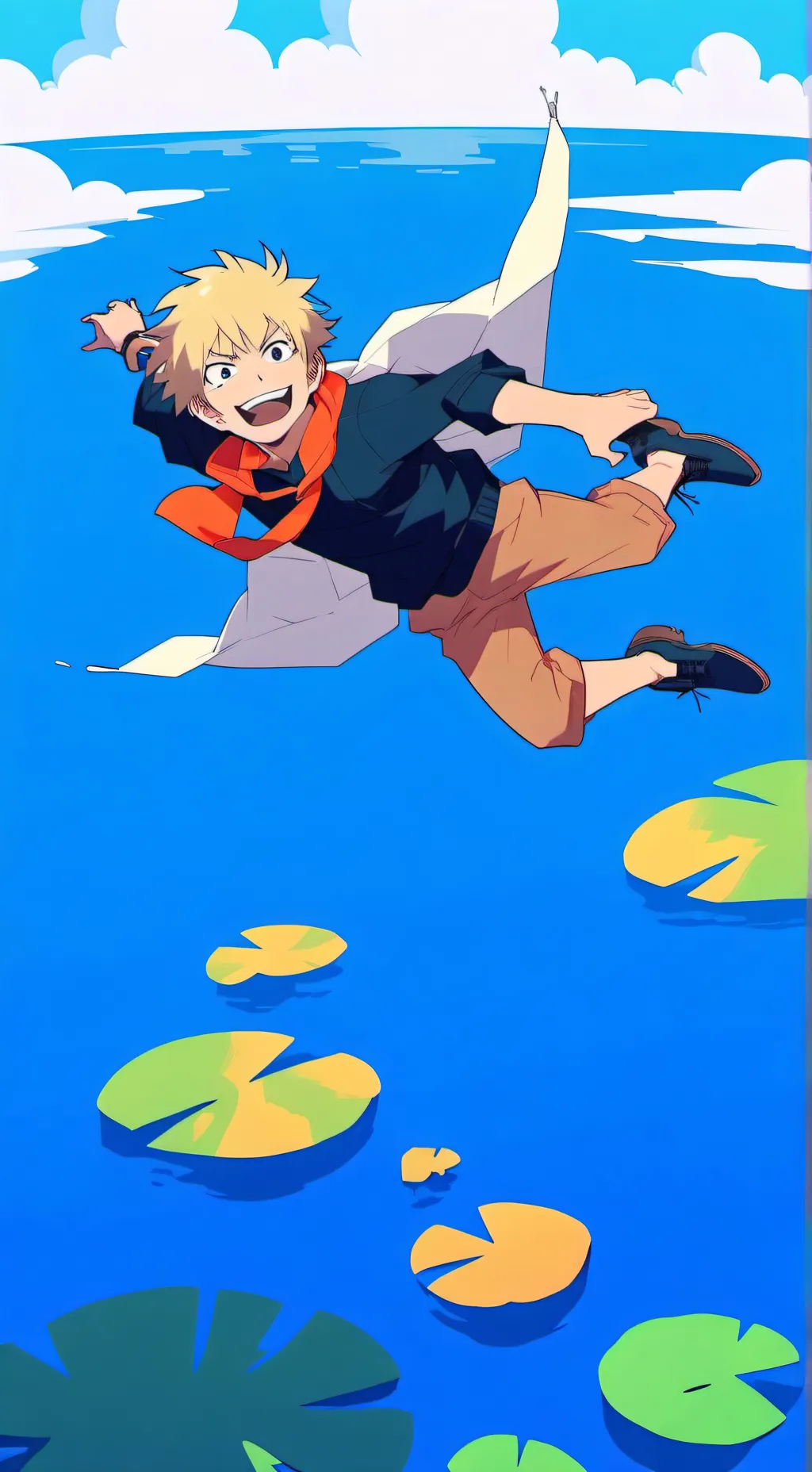 ai character: Mha accident... background